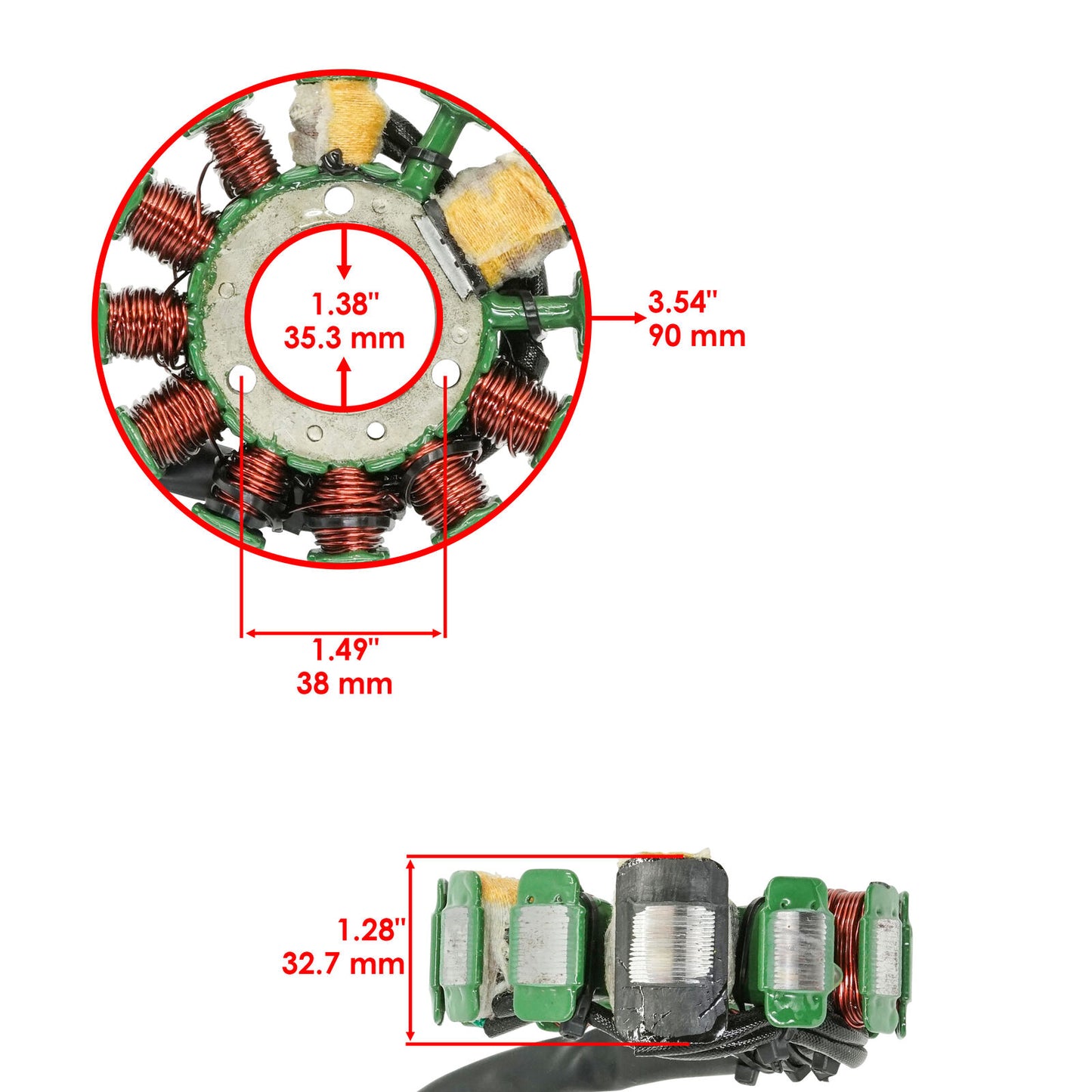 Stator for Arctic Cat ZRt800 ZRt 800 1995 1996 1997-1999 / Pantera 800 1998 1999