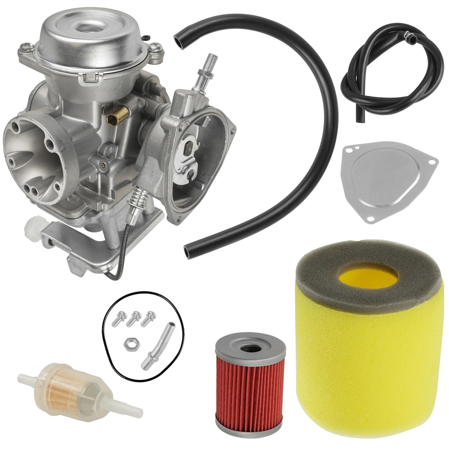 Caltric Air & Oil Filter W/Carburetor For Suzuki Ozark LTF250 2002-2006