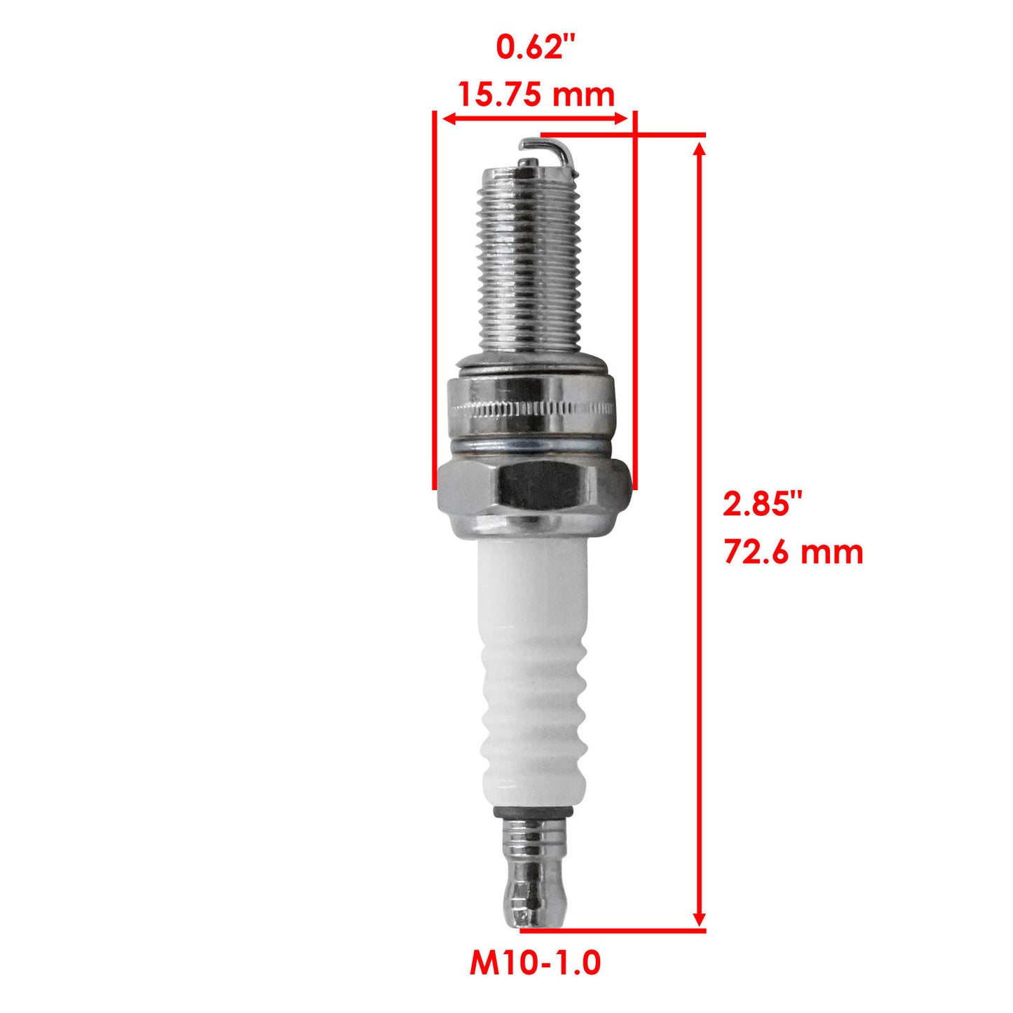 Spark Plug for Kawasaki Brute Force 650 750 4x4 4x4i 2005-13 / Ninja 250R 08-12