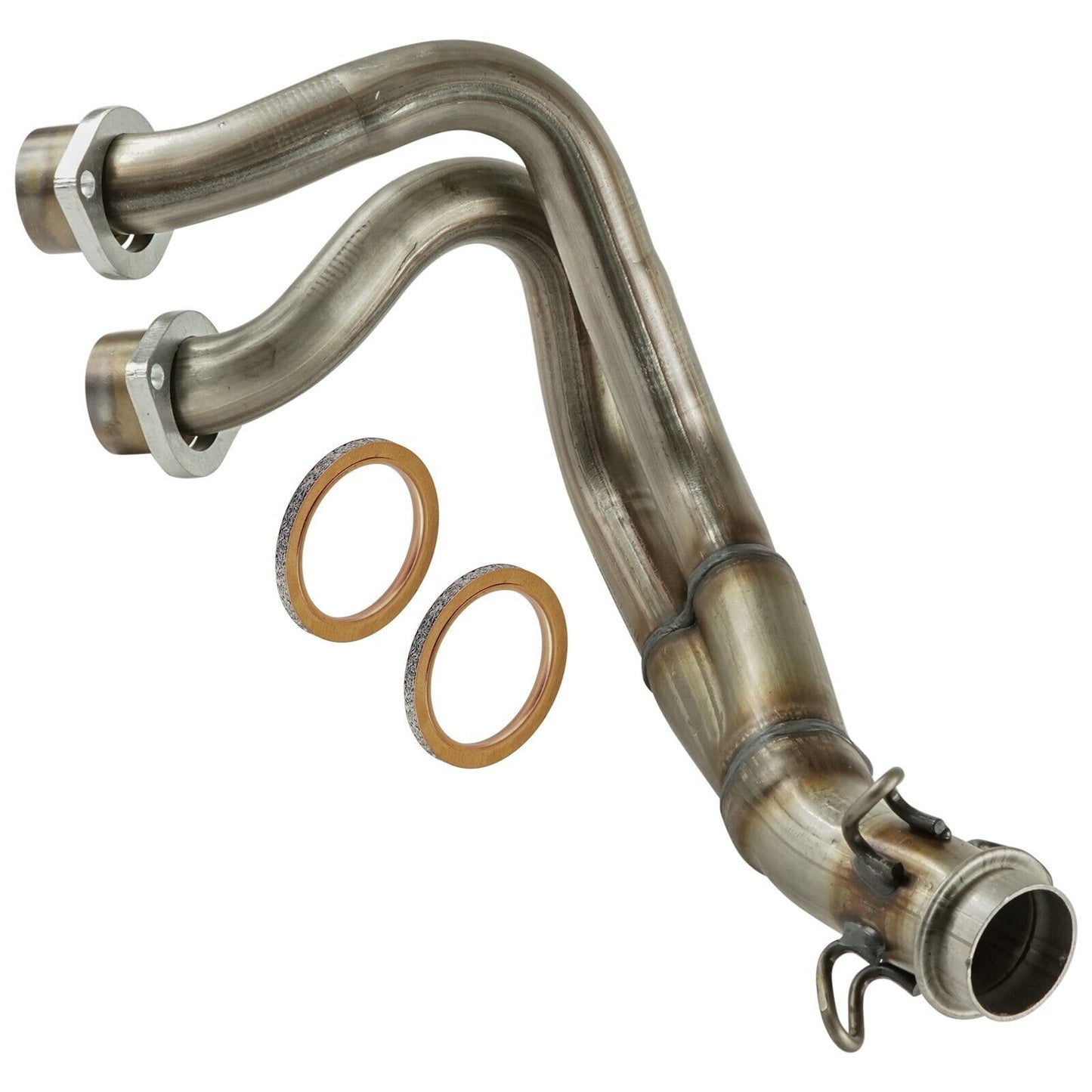 Exhaust Pipe w/ Gaskets For Yamaha Rhino 700 YXR700FDU 4x4 Ducks Fi 08-09