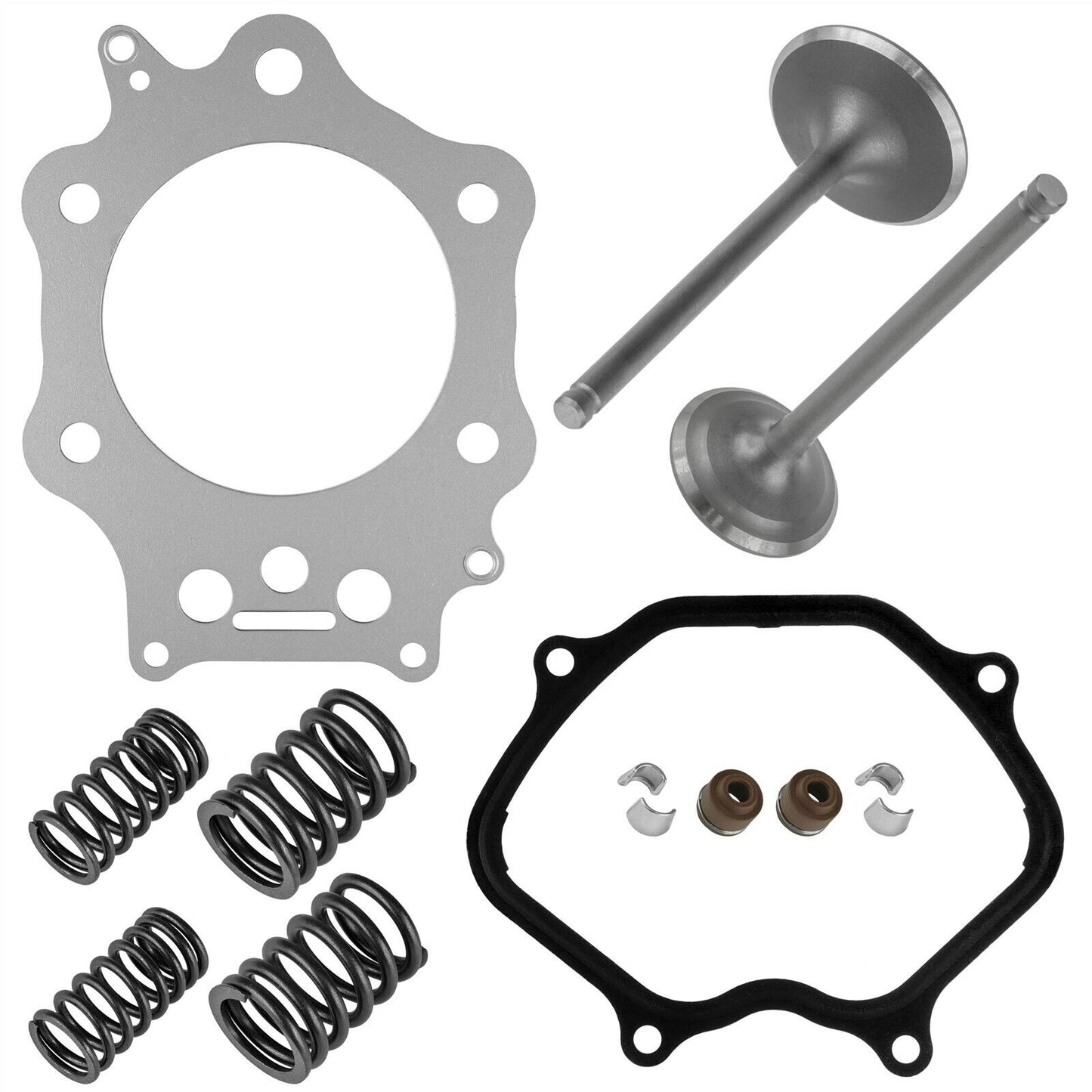 Valve Intake & Exhaust w/ Gaskets Kit for Honda Foreman 450 TRX450ES 1998-2001