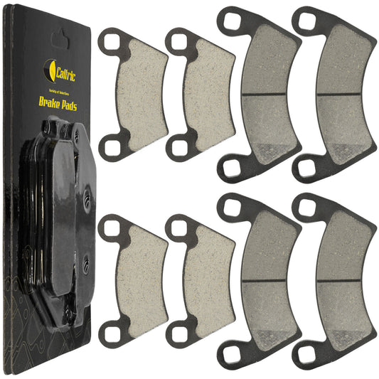 Caltric Front and Rear Brake Pads for Polaris Ranger 700 EFI 4X4 6X6 2008-2009