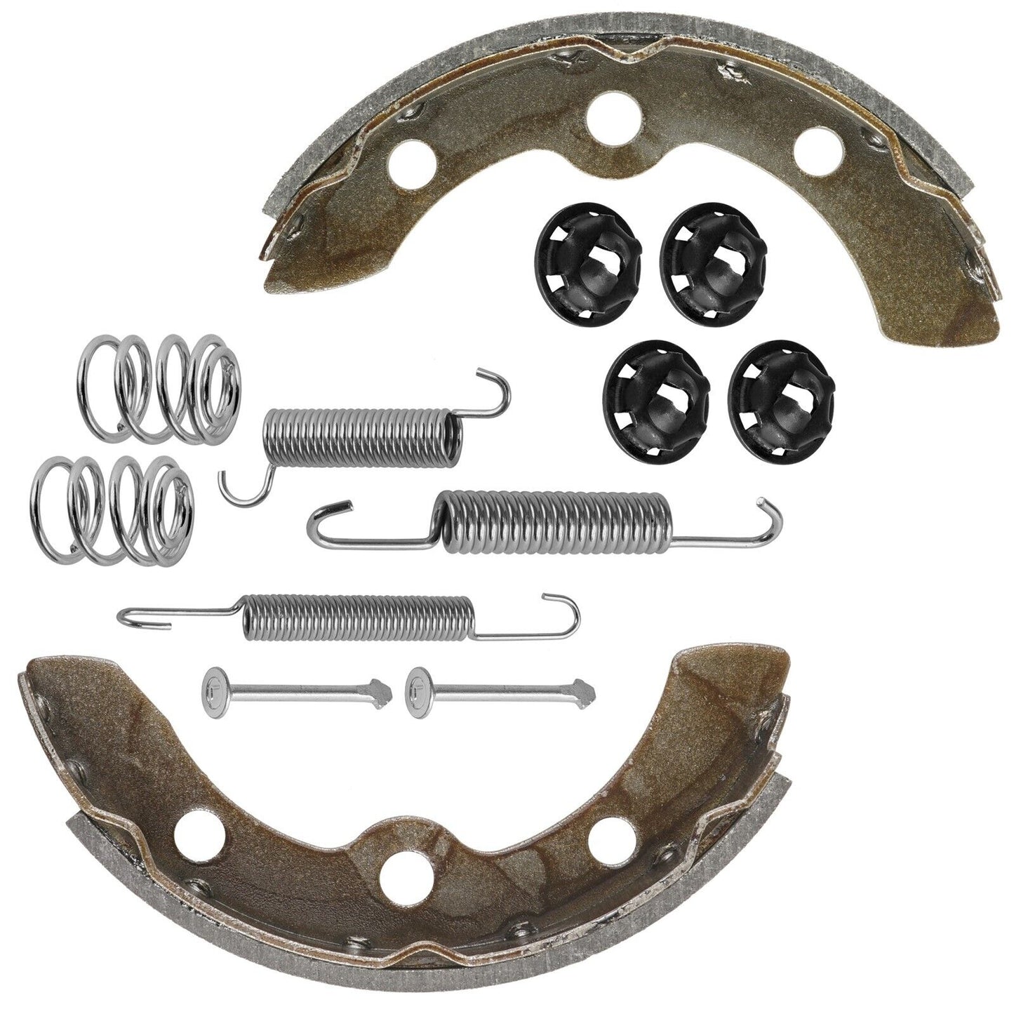 Brake Shoe & Spring Kit For Club Car Gas & Electric 1995-up DS & Precedent