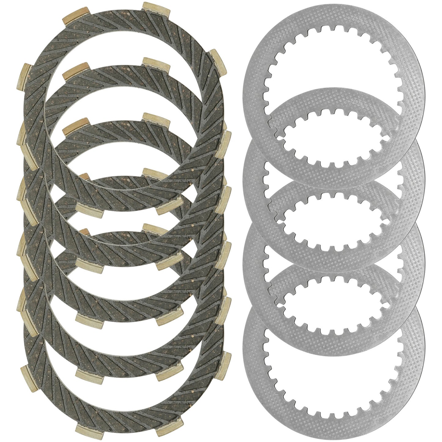 Clutch Friction and Steel Plates Kit for Kawasaki Z125 Pro BR125 2017 - 2023