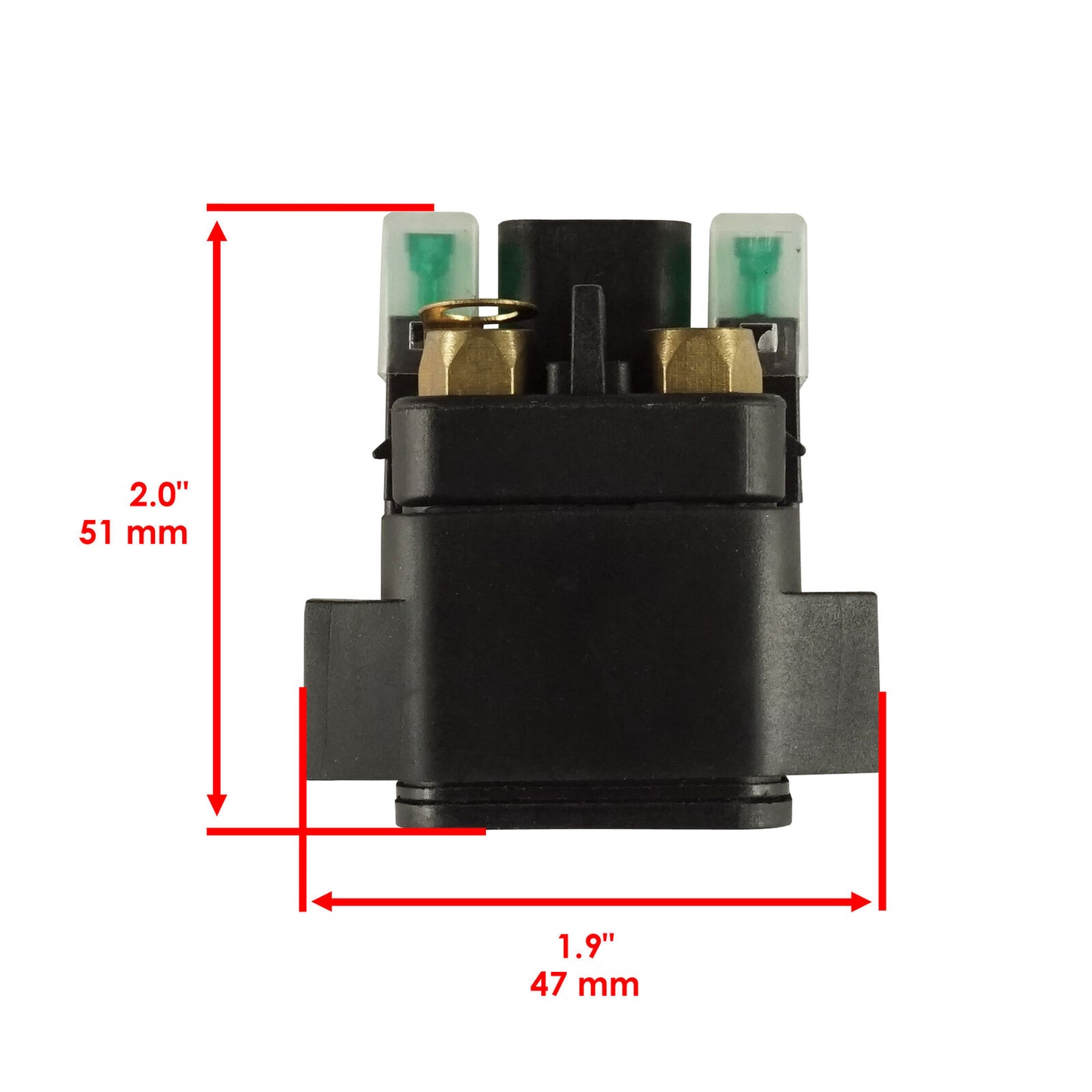 Caltric Starter Relay Solenoid for Yamaha 5UG-81940-00-00 / 2768112-A