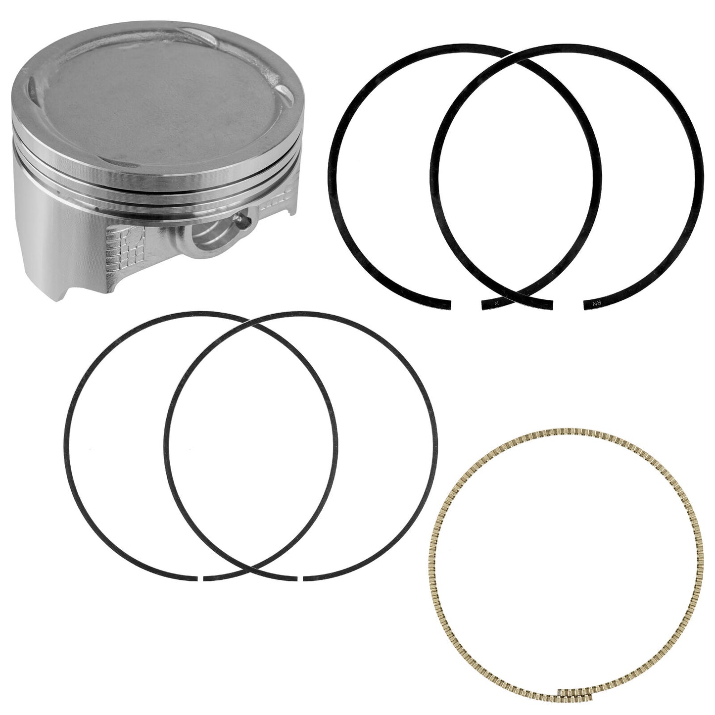 Front or Rear Cylinder Piston Ring for Kawasaki 13001-0021 13008-0040 13008-0008