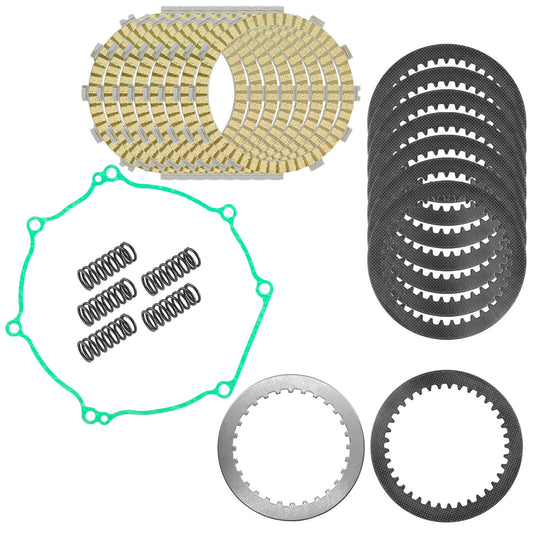 Clutch Friction Steel Plates and Springs Gasket Kit for Kawasaki KLX450R 2008-19