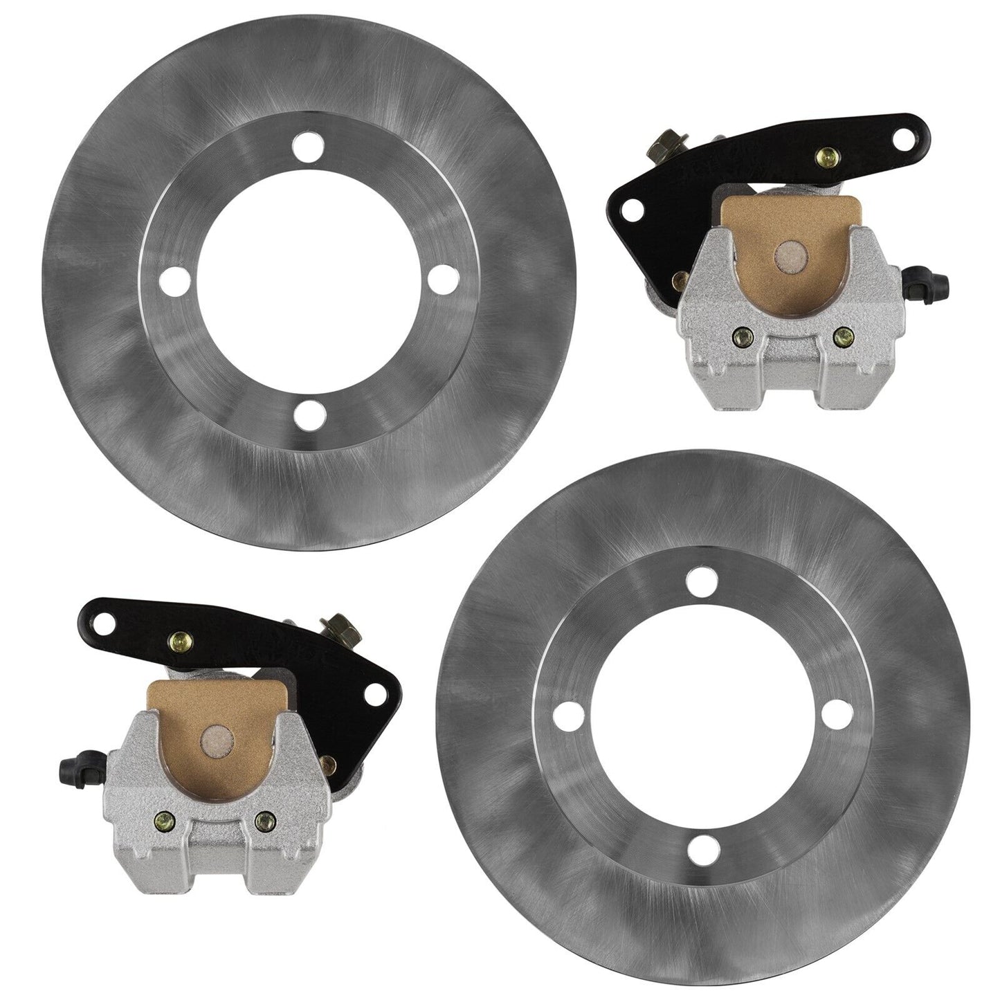 Front L & R Brake Disc & Caliper For Suzuki Eiger 400 LTF400 LTF400F 2002-2007