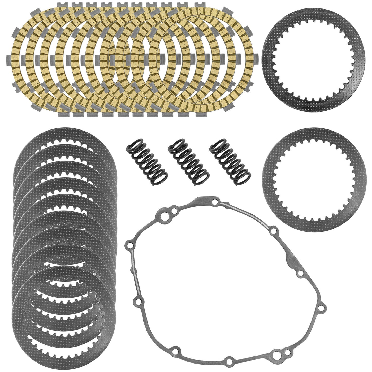 Clutch Friction w/ Steel Plates Spring Gasket Kit for Yamaha MT10 2018-2023