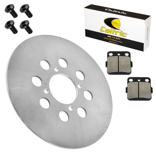 Rear Right Brake Disc with Bolts & Brake Pads for Yamaha Wolverine 350 1995-2005