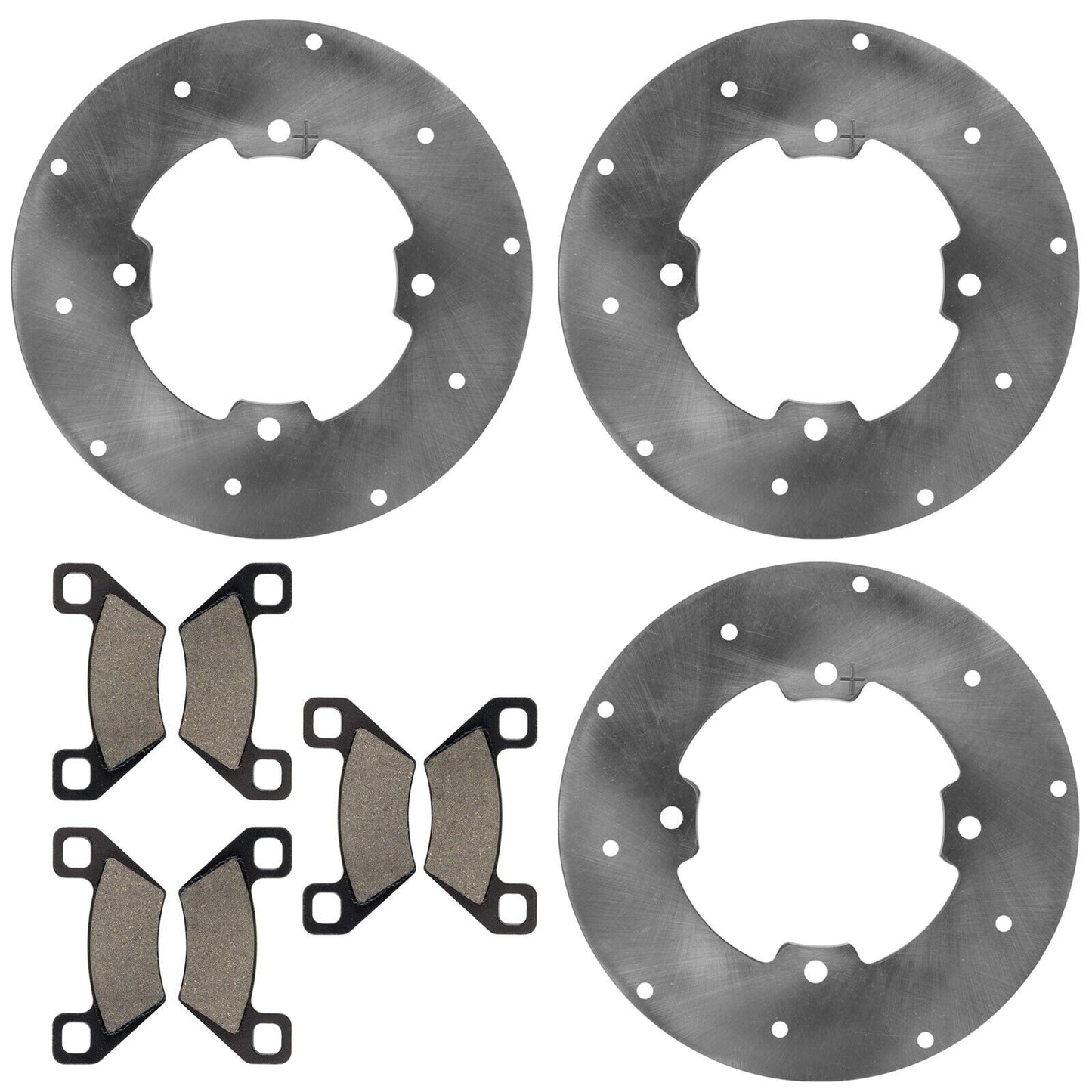 Front & Rear Brake Disc w/Pads For Arctic Cat WILDCAT 1000 LDT 2013-2014