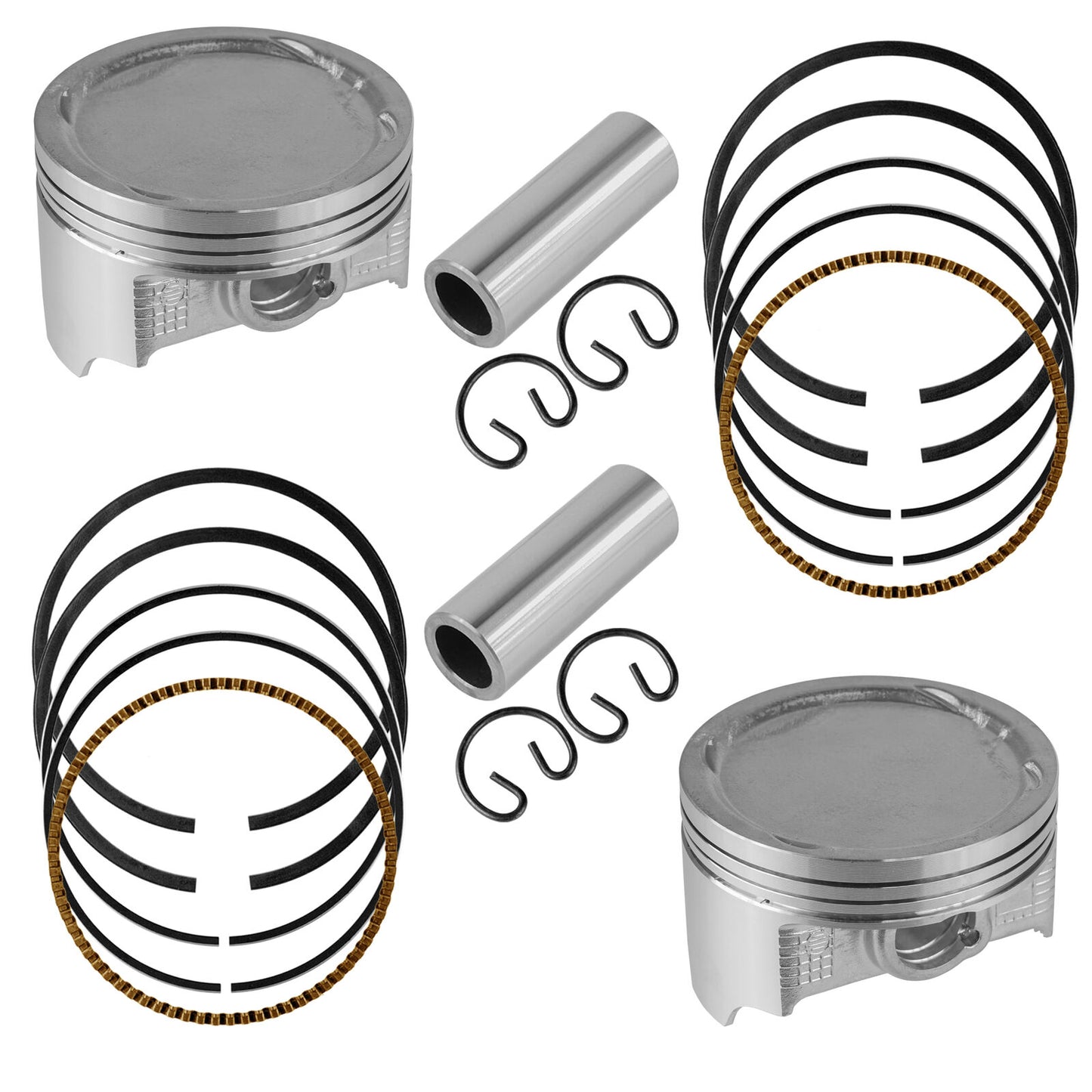 2x Cylinder Piston Ring Kit for Kawasaki Teryx 750 FI KRF750 4X4 2012-2013