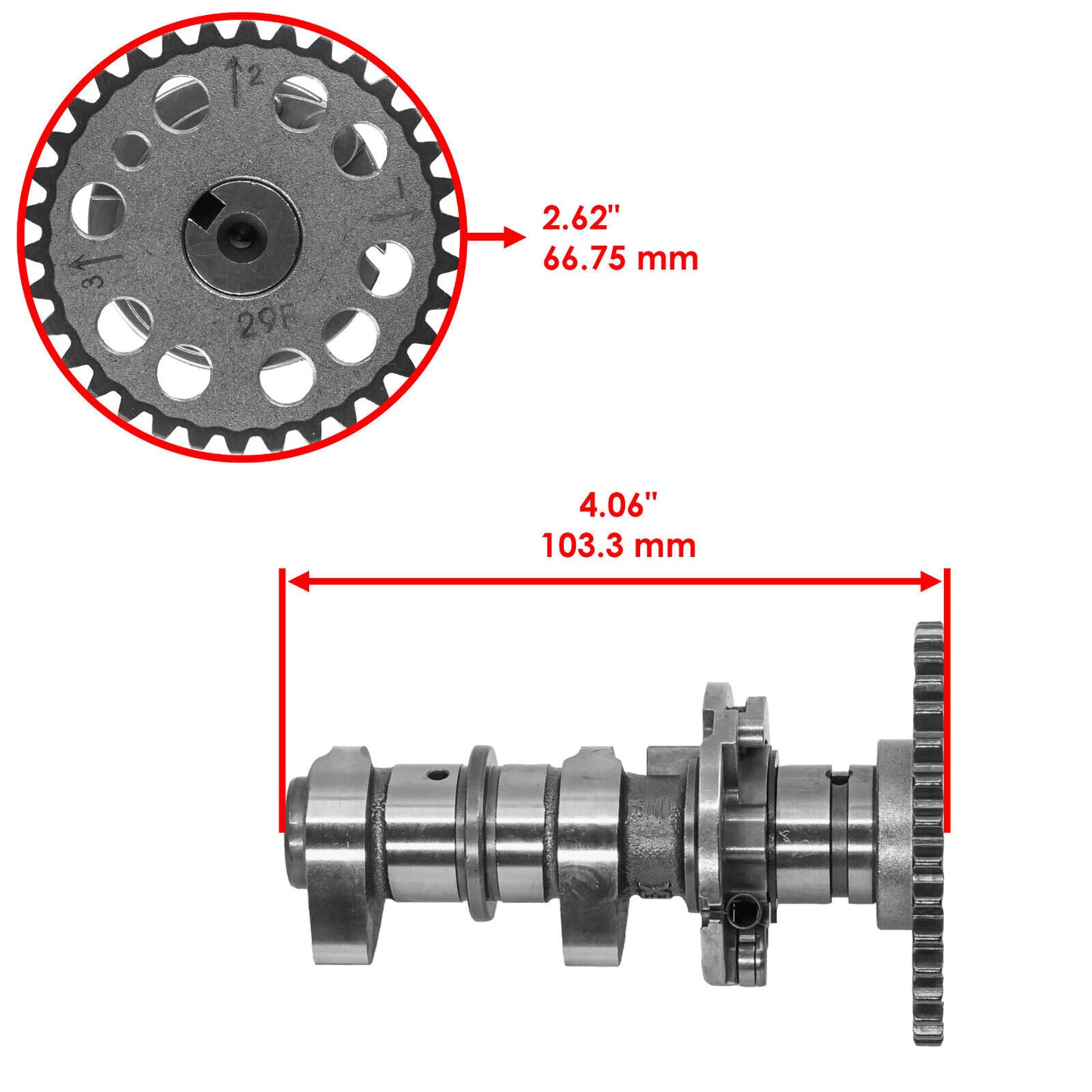 Camshaft Kit for Suzuki LTZ400 LT-Z400 Quadsport Z400 2X4 2003 2004