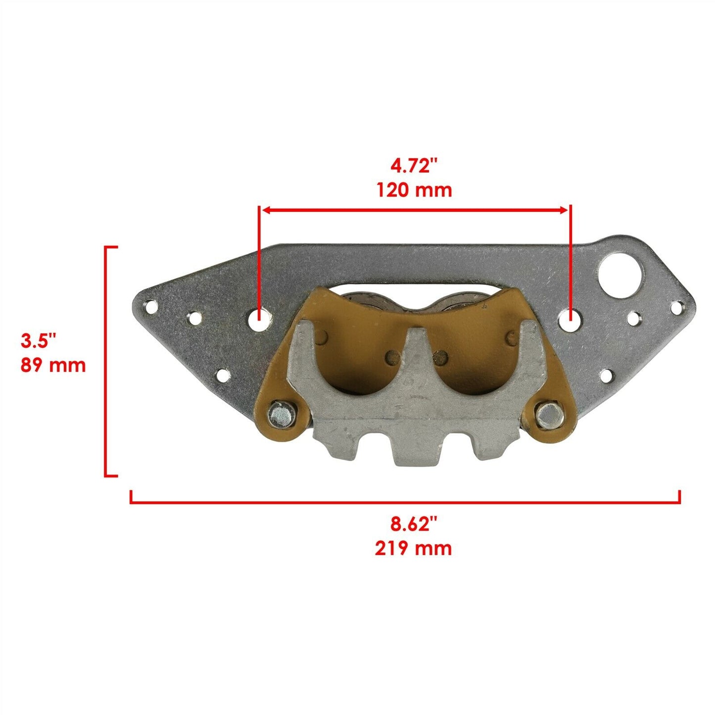 Front L & R Brake Caliper for Polaris 1912255 1912256 1912261 1912262