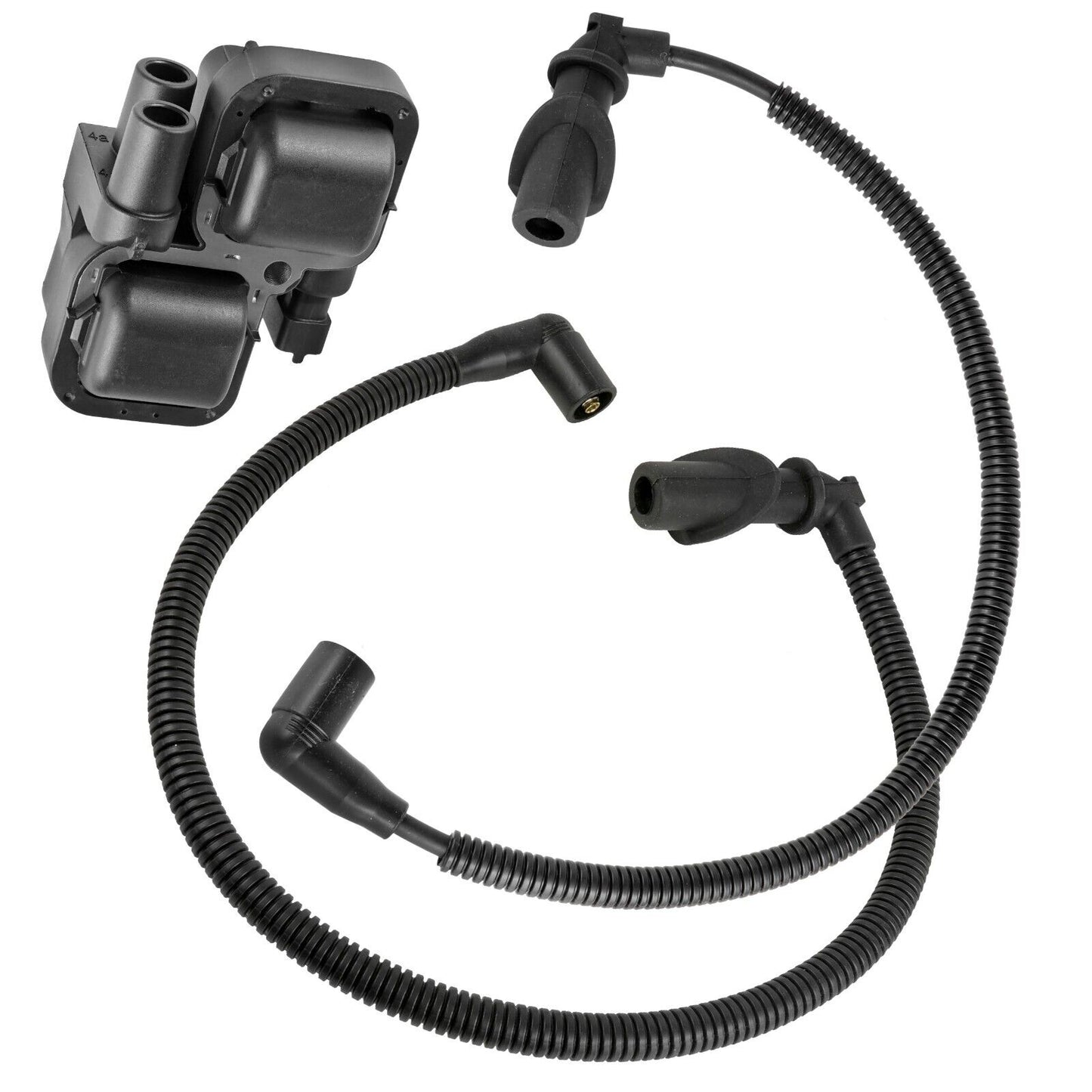 Ignition Coil & Spark Plug Wires For Polaris Scrambler 1000 2014-2018 2022-23