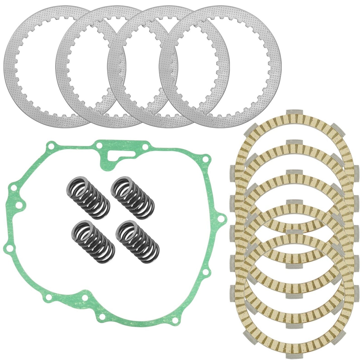 Clutch Friction Steel Plates Kit for Honda Fourtrax 200 TRX200D 1990-1997