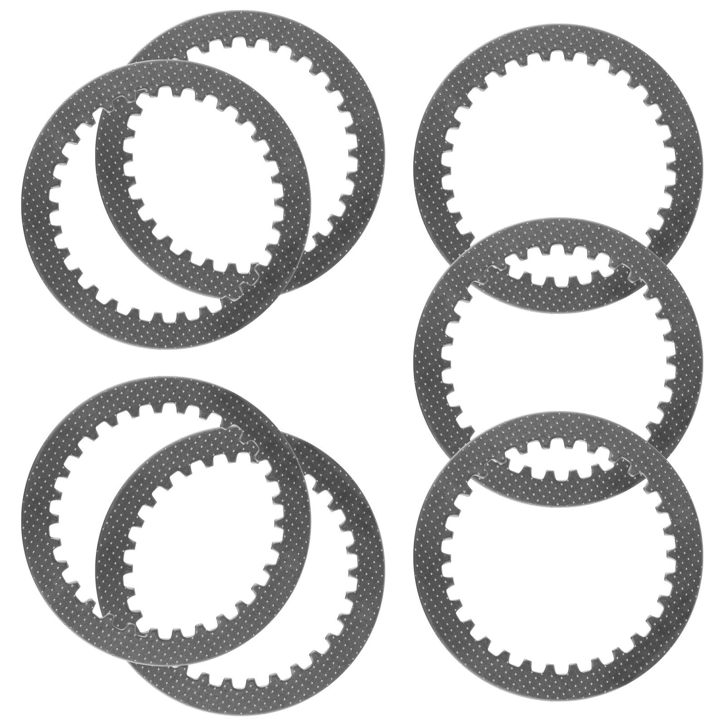 7x Caltric Clutch Steel Plates For Yamaha 5VY-16325-00-00 5VY163250000