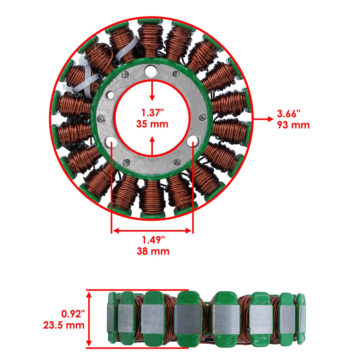 Stator for Suzuki GS550E GS550L GS750B GS750C 1977-1979 New