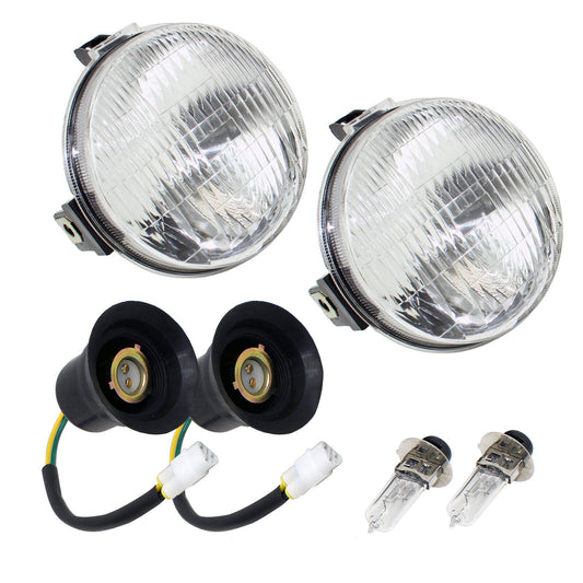 Left And Right Headlight Kit for Yamaha Big Bear 400 YFM400 YFM 400 4X4 07-2012