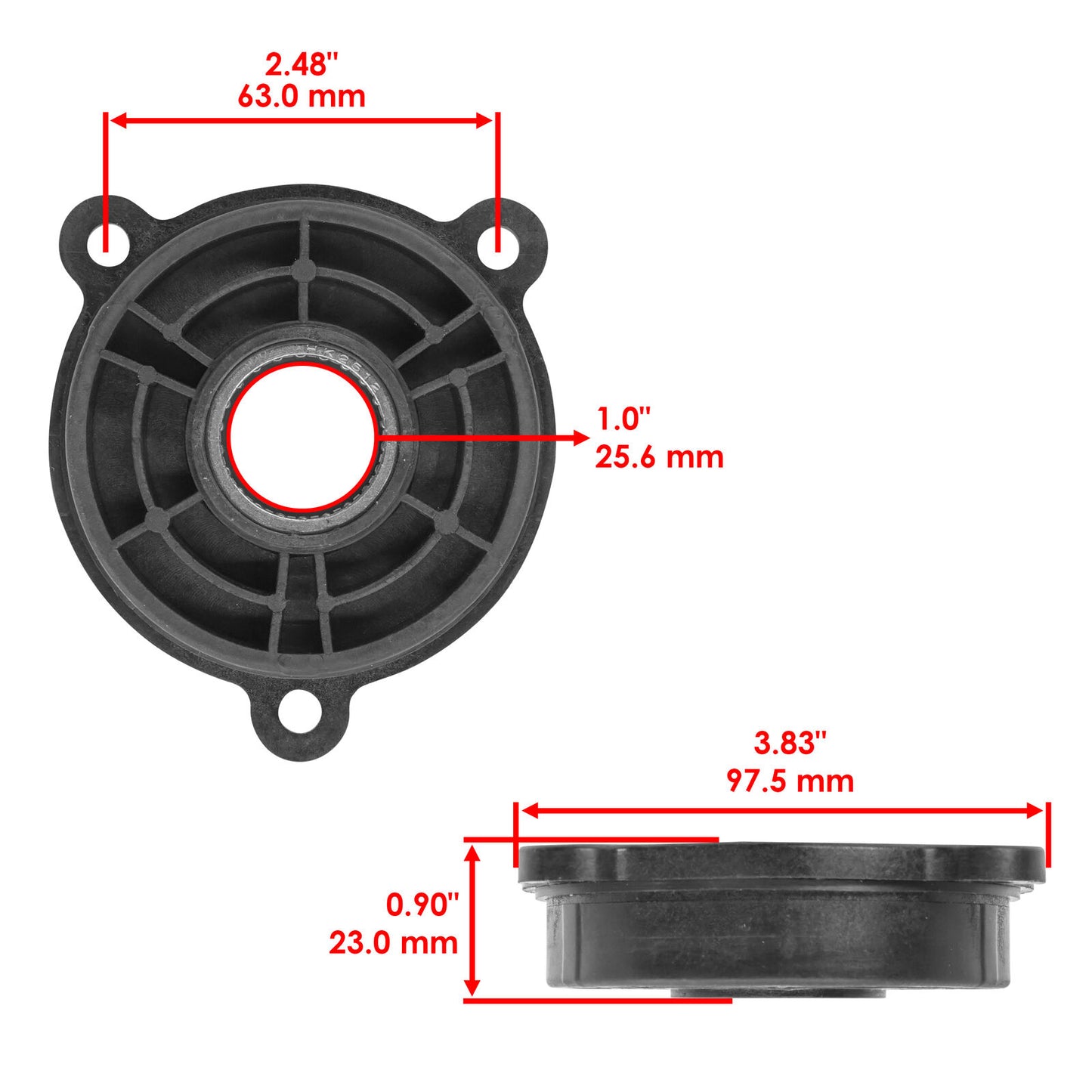 Front Differential Input Cover For Polaris Sportsman 500 HO Military Tacom 2009