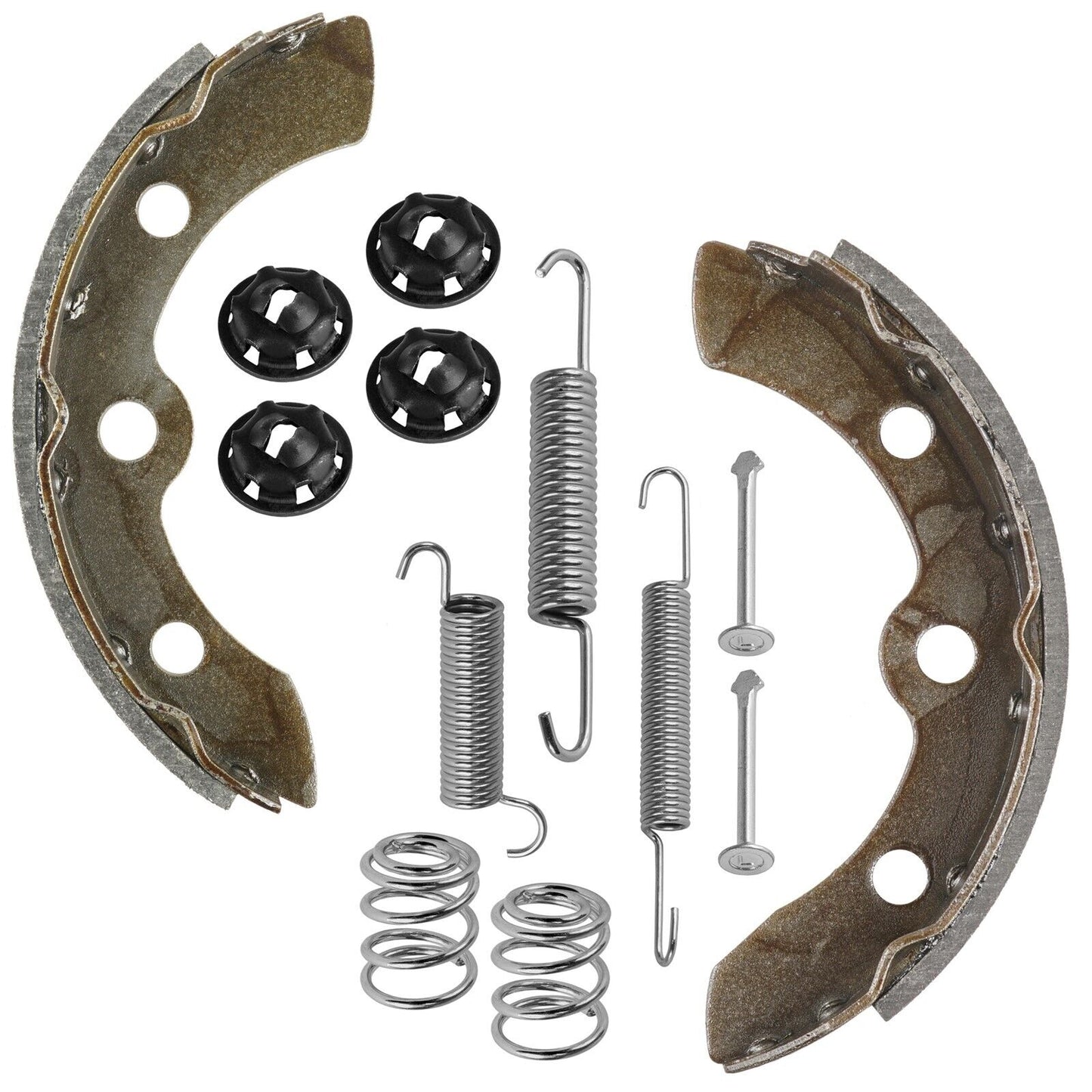 Brake Shoe & Spring Kit For Club Car Gas & Electric 1995-up DS & Precedent