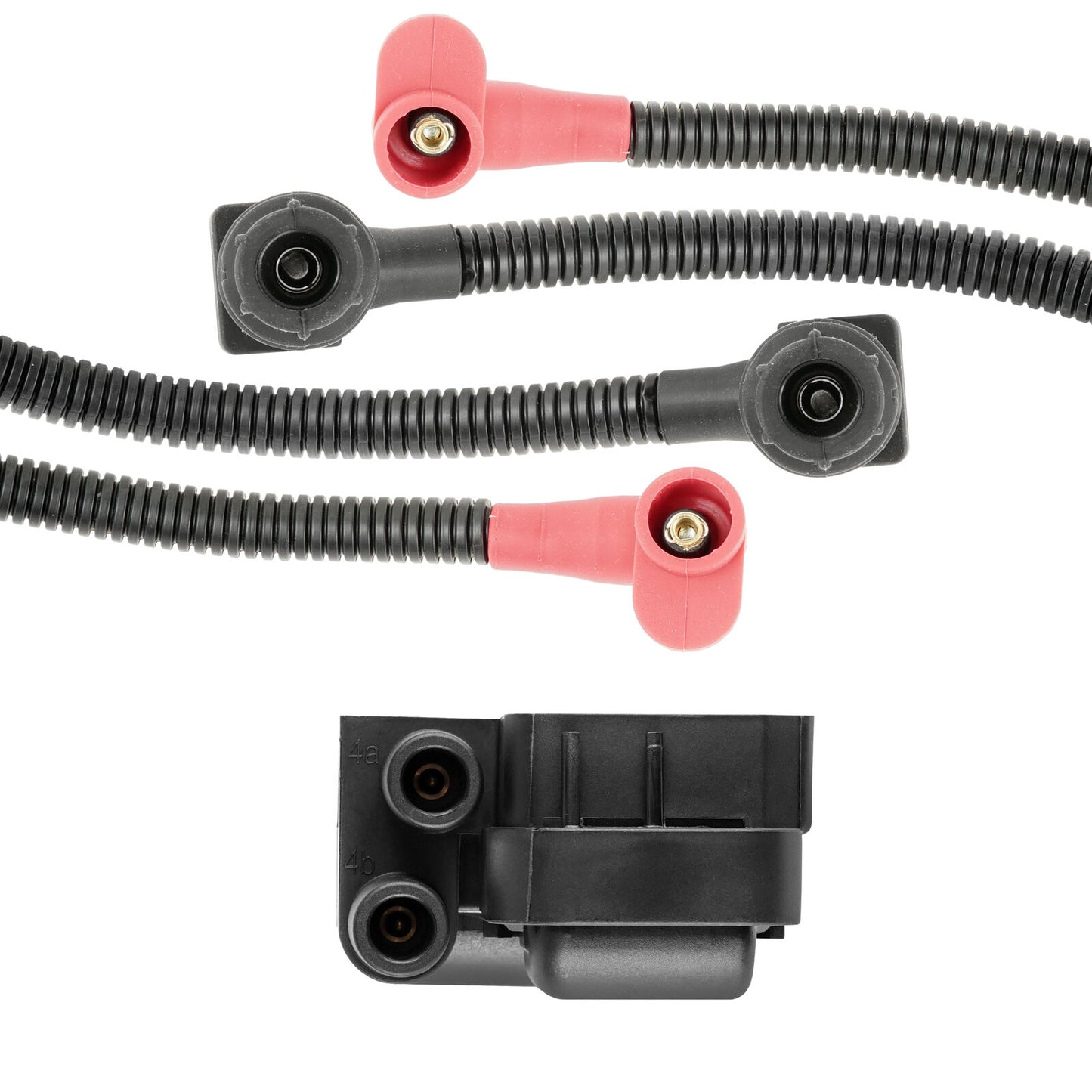 Fits Polaris RZR 800 Ignition Coil w/ Spark Plug Wire 52 and 59.3 cm EFI 2011-14