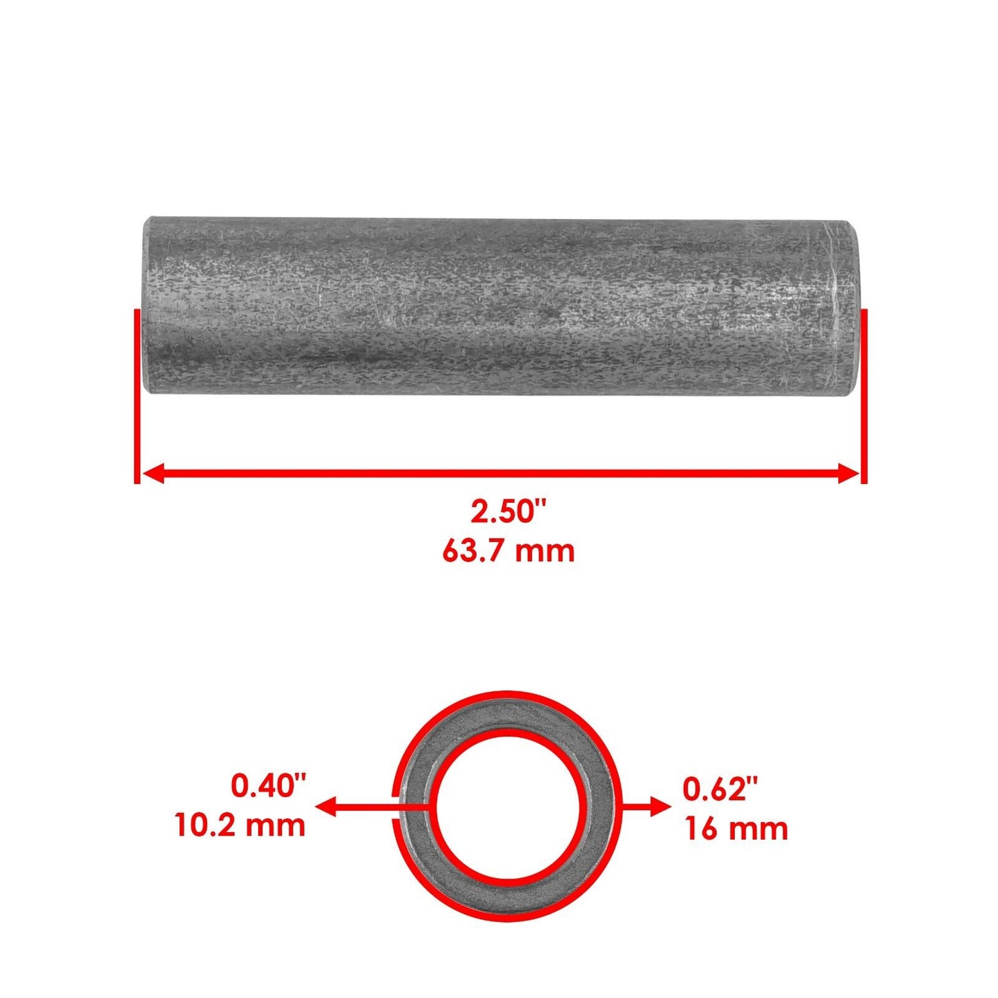 Caltric 5135270 Front Rear Upper Lower Left Right A-Arm Shaft for Polaris ATV