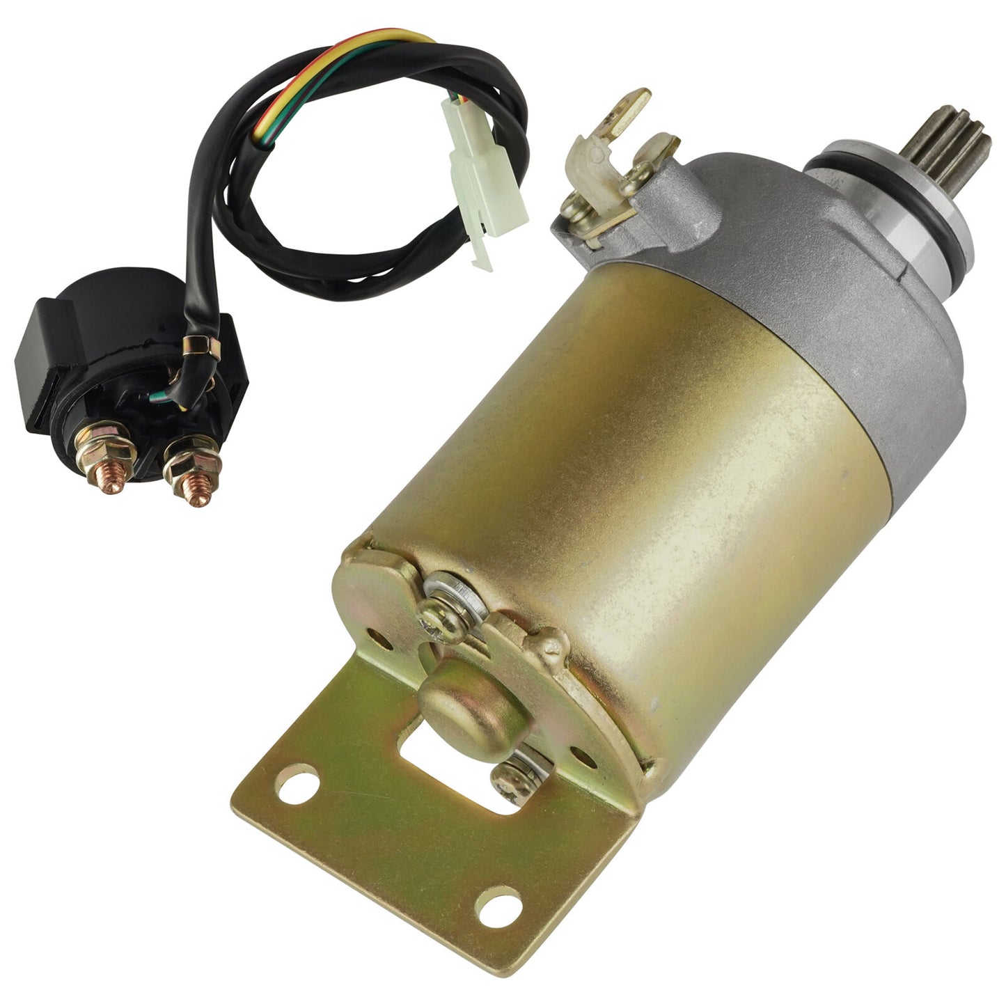 Starter & Relay Solenoid for Polaris Phoenix 200 2005 2006 2007 2008 2009 2010