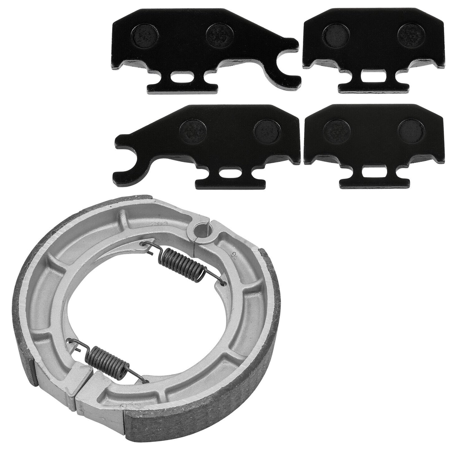 Front Brake Pads Rear Brake Shoes for Suzuki LT-F400F Kingquad 400 2008-2020