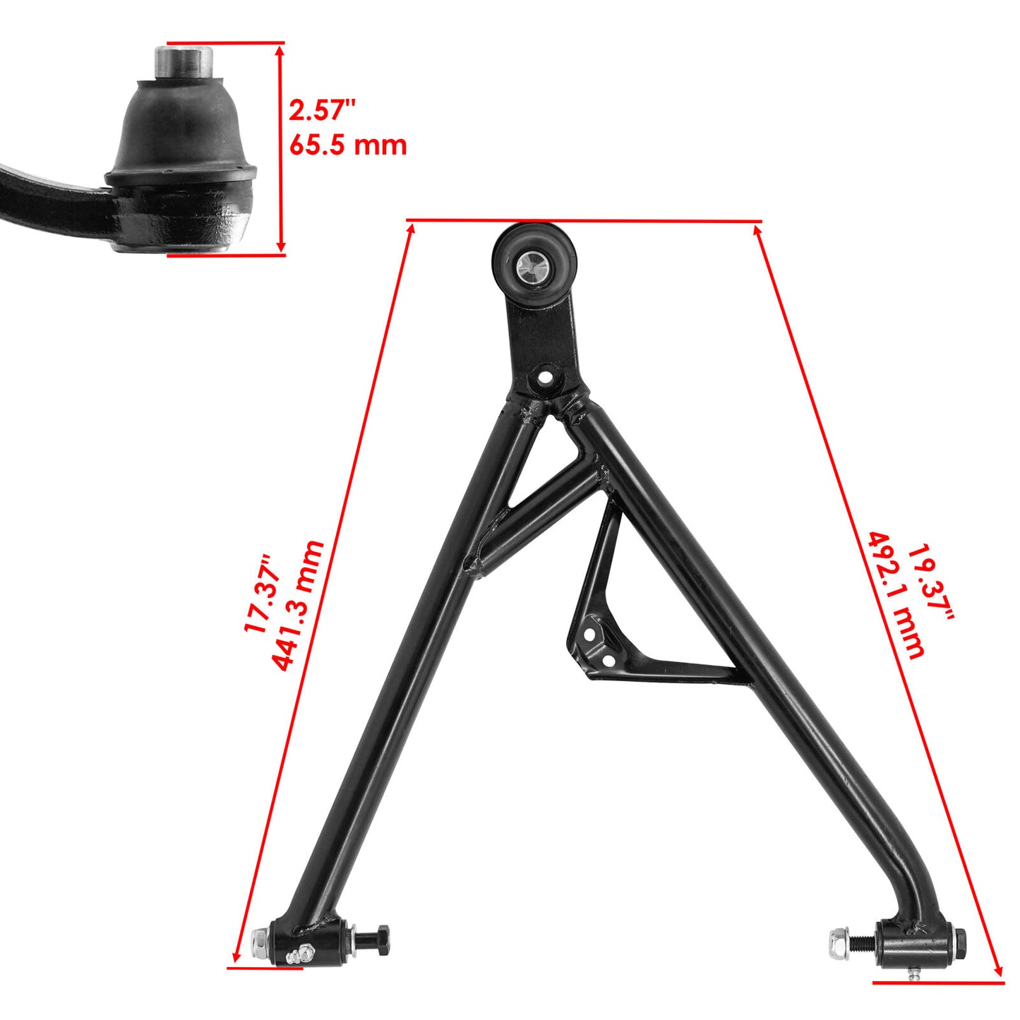 Front Lower Left Right A-Arm for Can-Am Outlander L 450 4X4 Dps 2015-2016