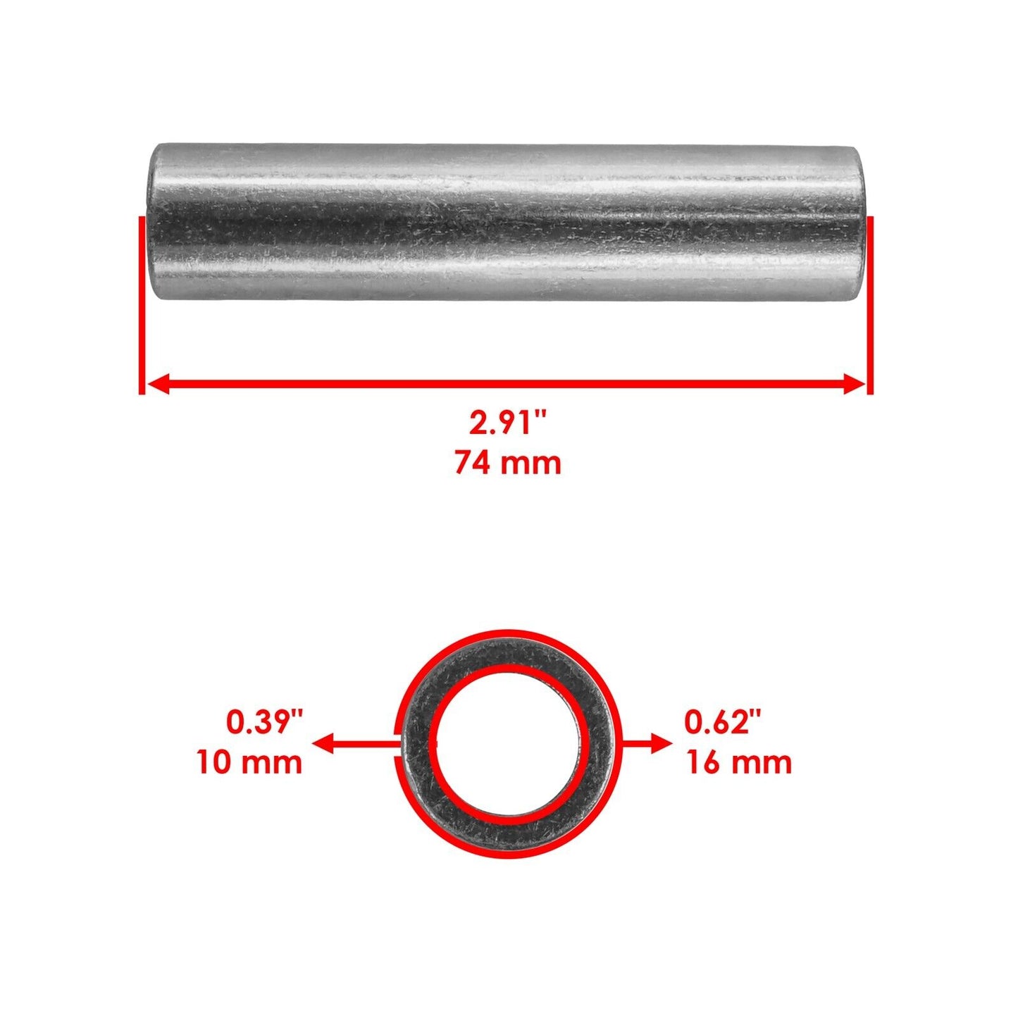 A-Arm Pivot Shaft w/ Short Bushing for Polaris XPLORER 500 1997