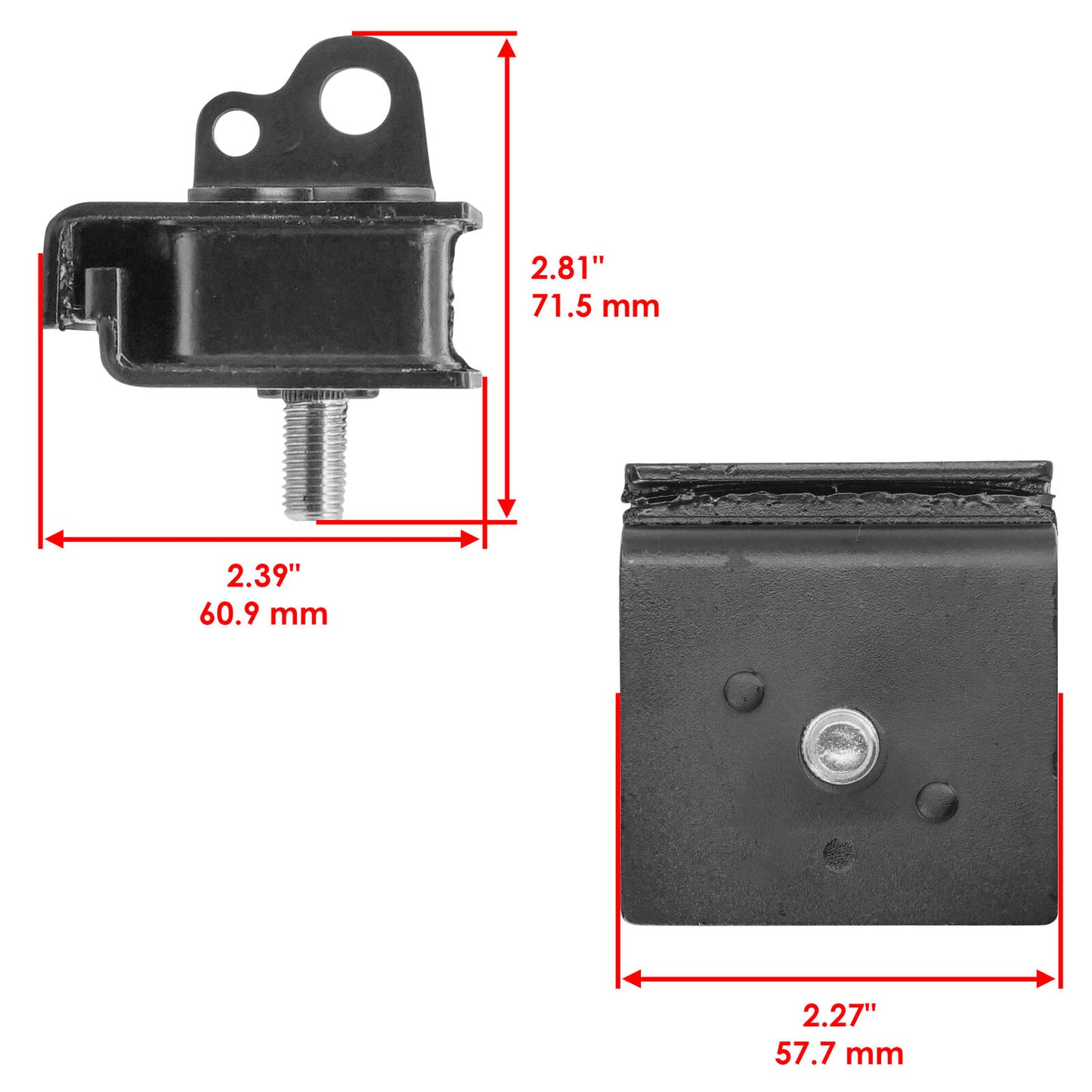 Engine Mount Dampers For Yamaha Rhino 700 YXR700F 4x4 FI 2008-2009 2011-2012