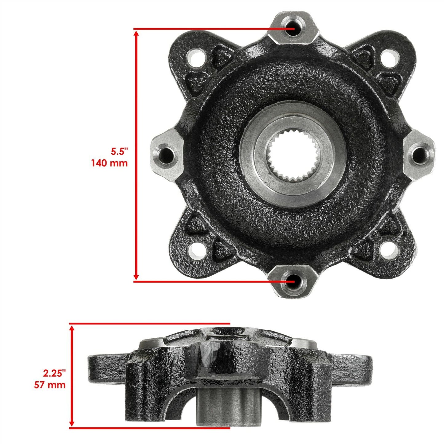 Wheel Carrier Disc & Bearing w/Bolts For Polaris RANGER 900 DIESEL 2012 - 2014