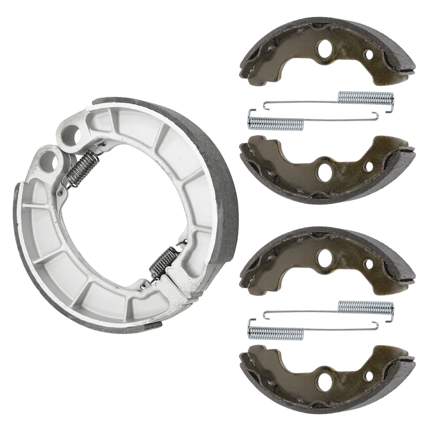 Front & Rear Brake Shoes for Honda TRX400FA TRX400FGA Fourtrax Rancher At 04-07