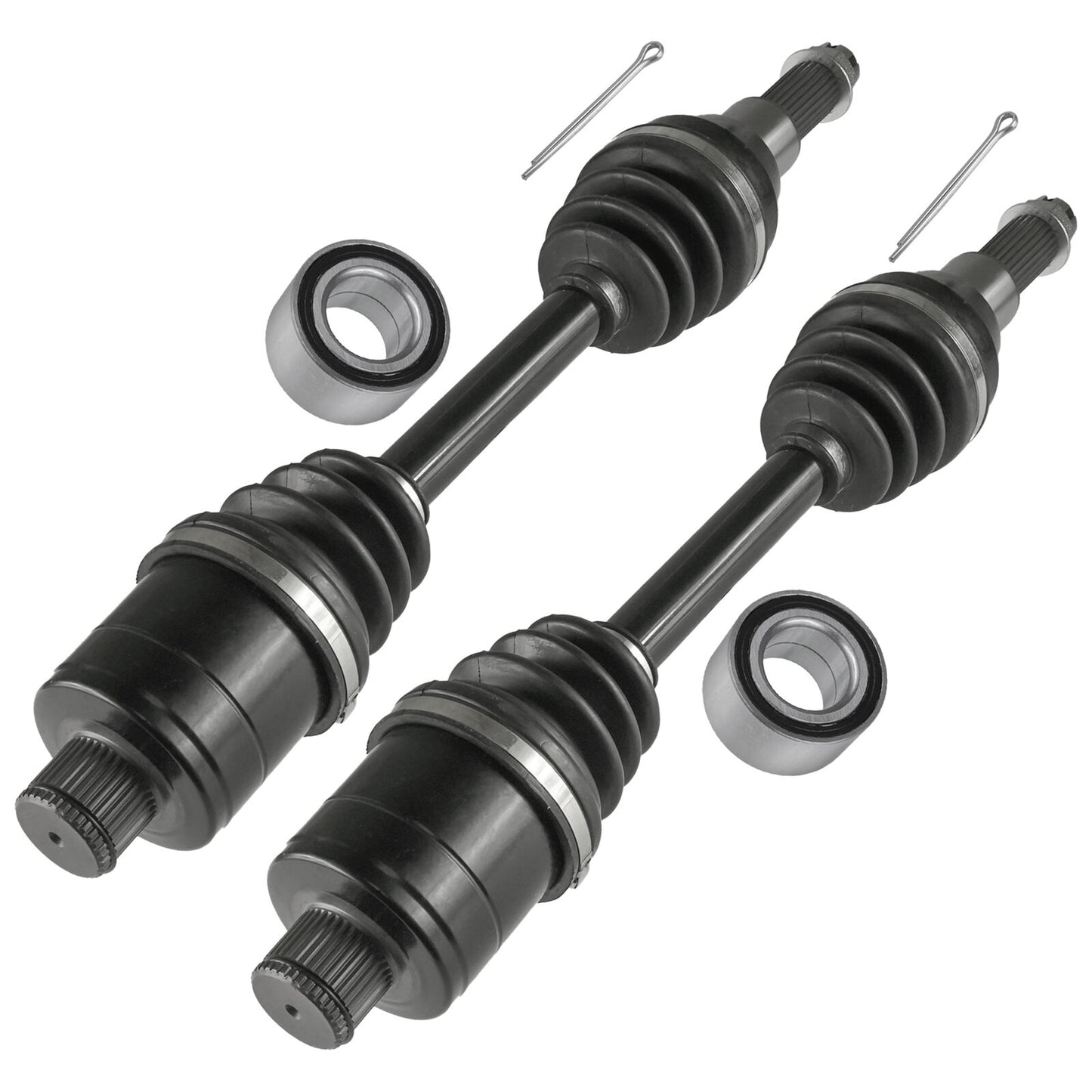 Rear Left Right CV Joint Axle & Bearing for Polaris Sportsman 335 500 4X4 99-02