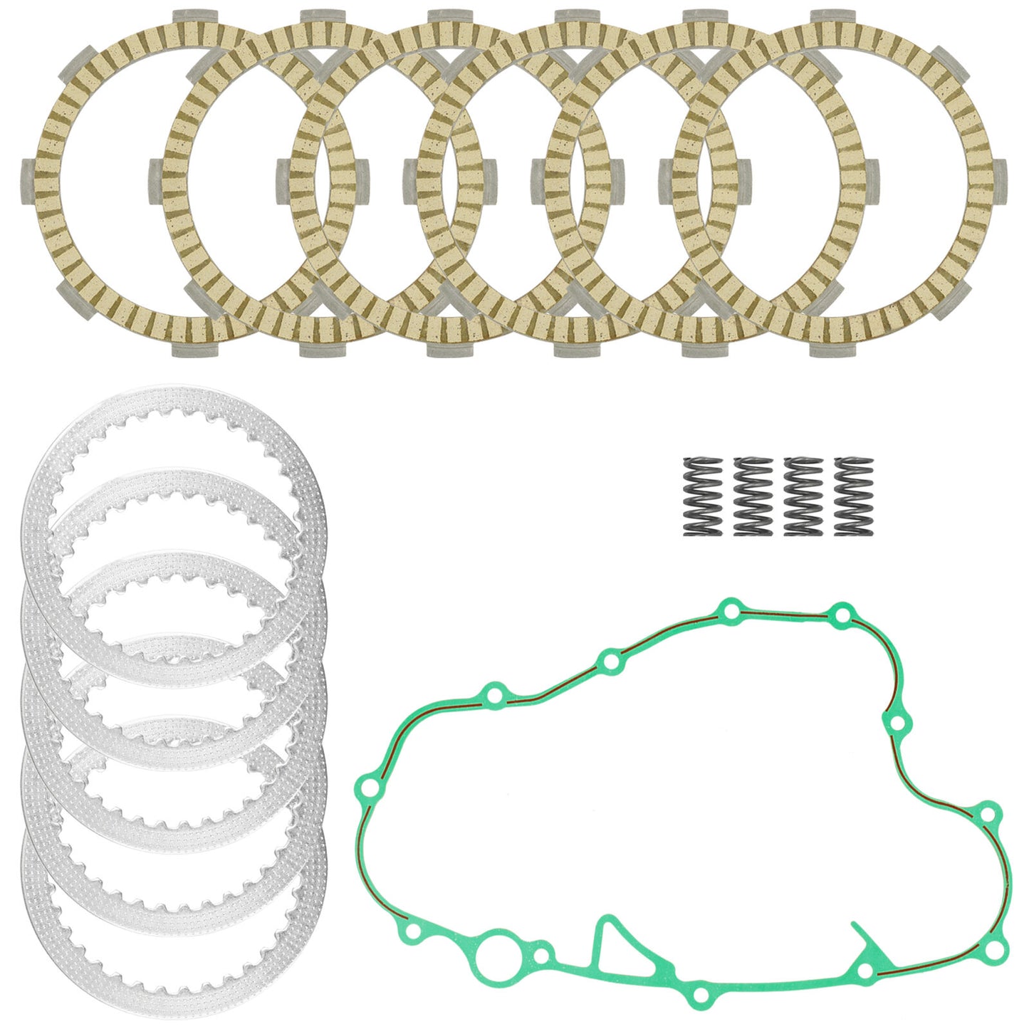 Clutch Friction Plates / Springs / Gasket Kit for Honda CRF150R CRF150RB 2007-23