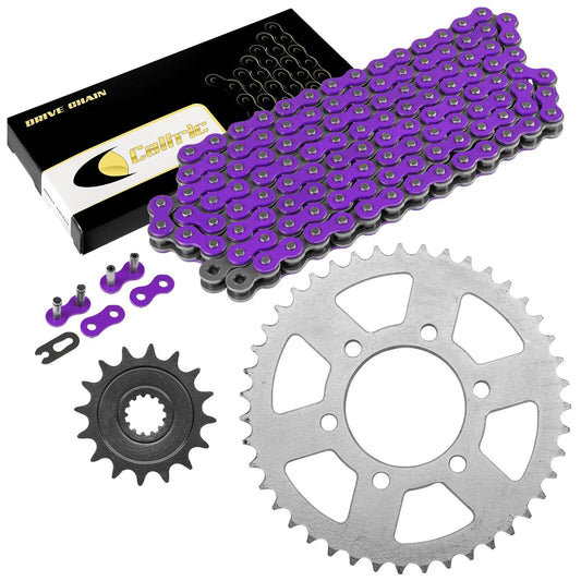 Drive Chain and Sprockets for Kawasaki ZX-6R Ninja ZX600 ZX636 2007 2008-2018