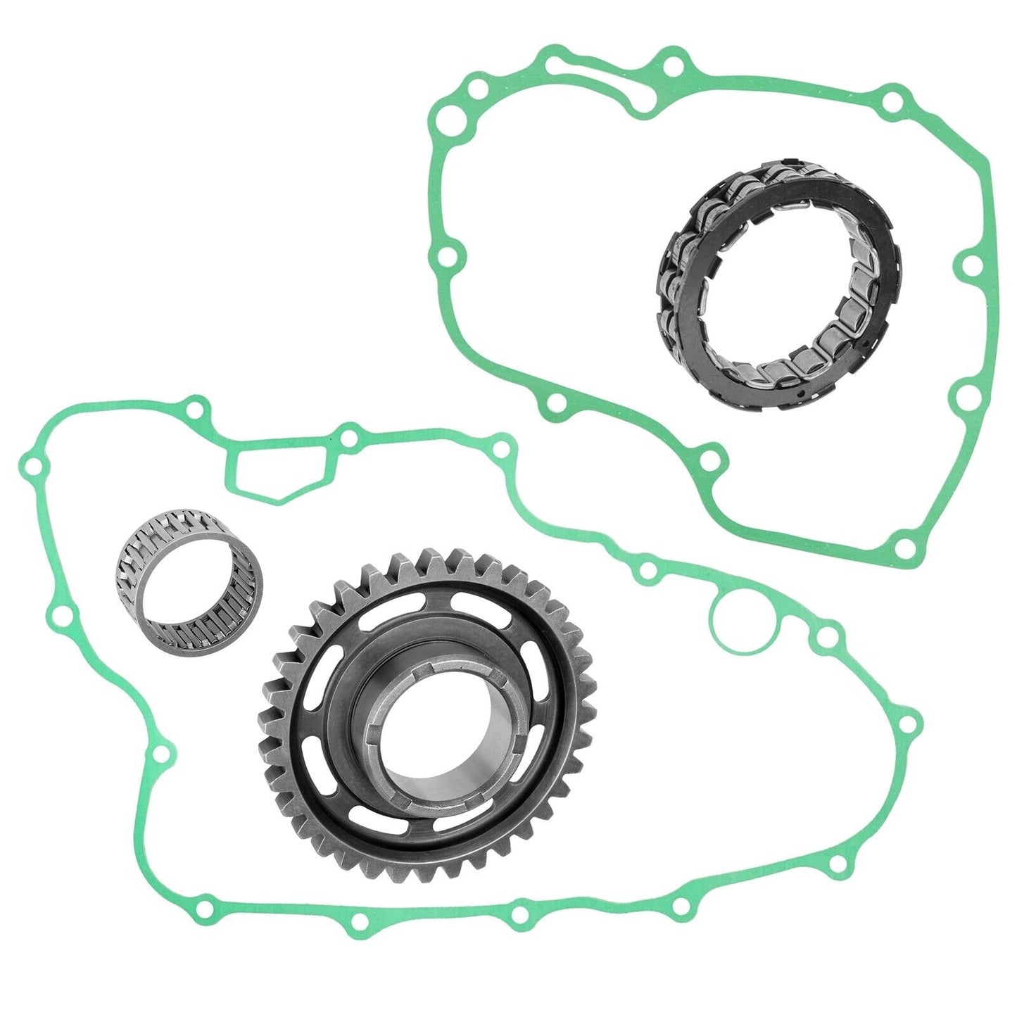 Starting Gear w/Starter Clutch & Gaskets For Honda TRX450ER 2006-2009 2012-2014