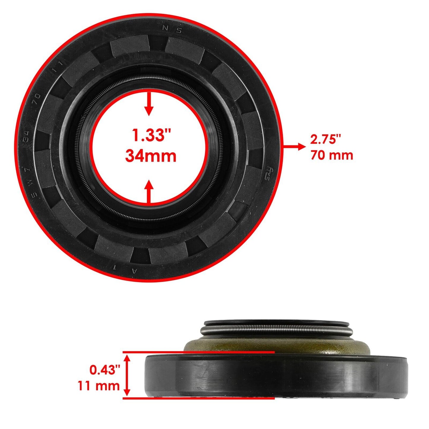 R Differential Bearing & Seal Kit For Honda FourTrax Foreman 400 TRX400FW 95-96