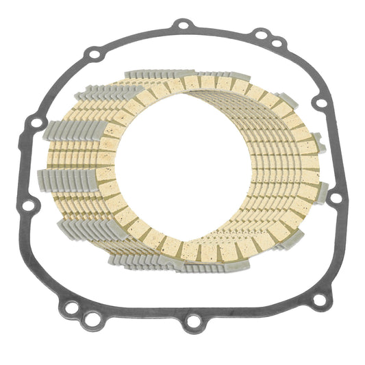 Clutch Friction Plates And Gasket for Kawasaki ZR750K Z750S 2005 2006