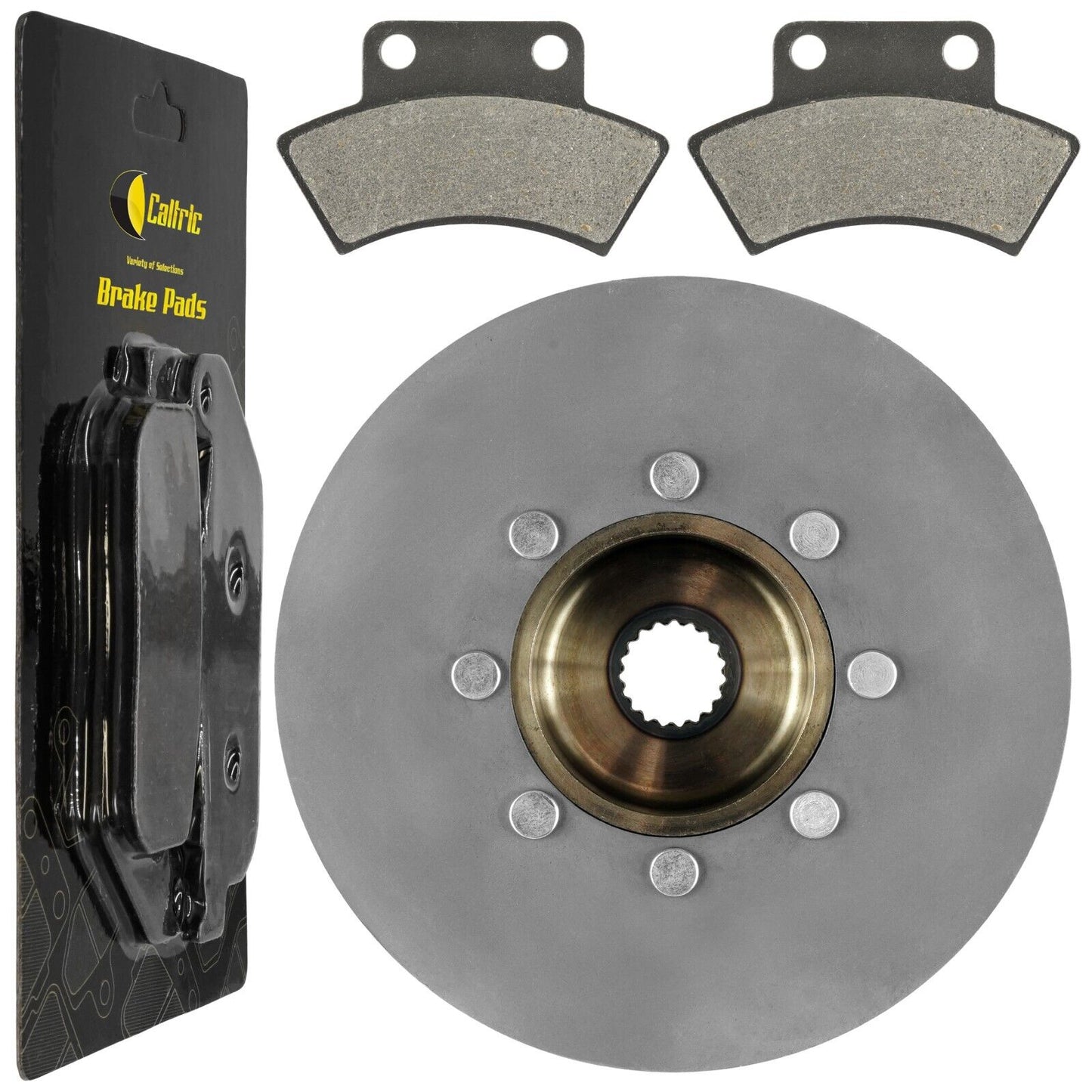 Rear Brake Disc Rotor w/ Pads for Polaris Sportsman 500 4x4 1996 1997 Except 6x6