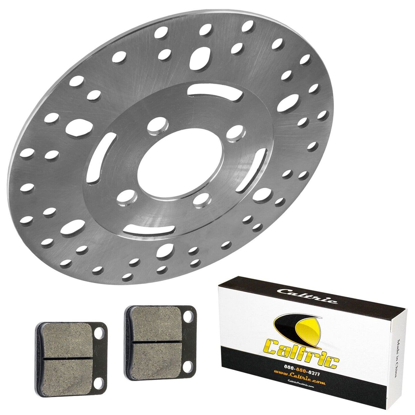 Front Left/Right Brake Disc with Brake Pads for Yamaha Big Bear 350 2x4 4x4 1999