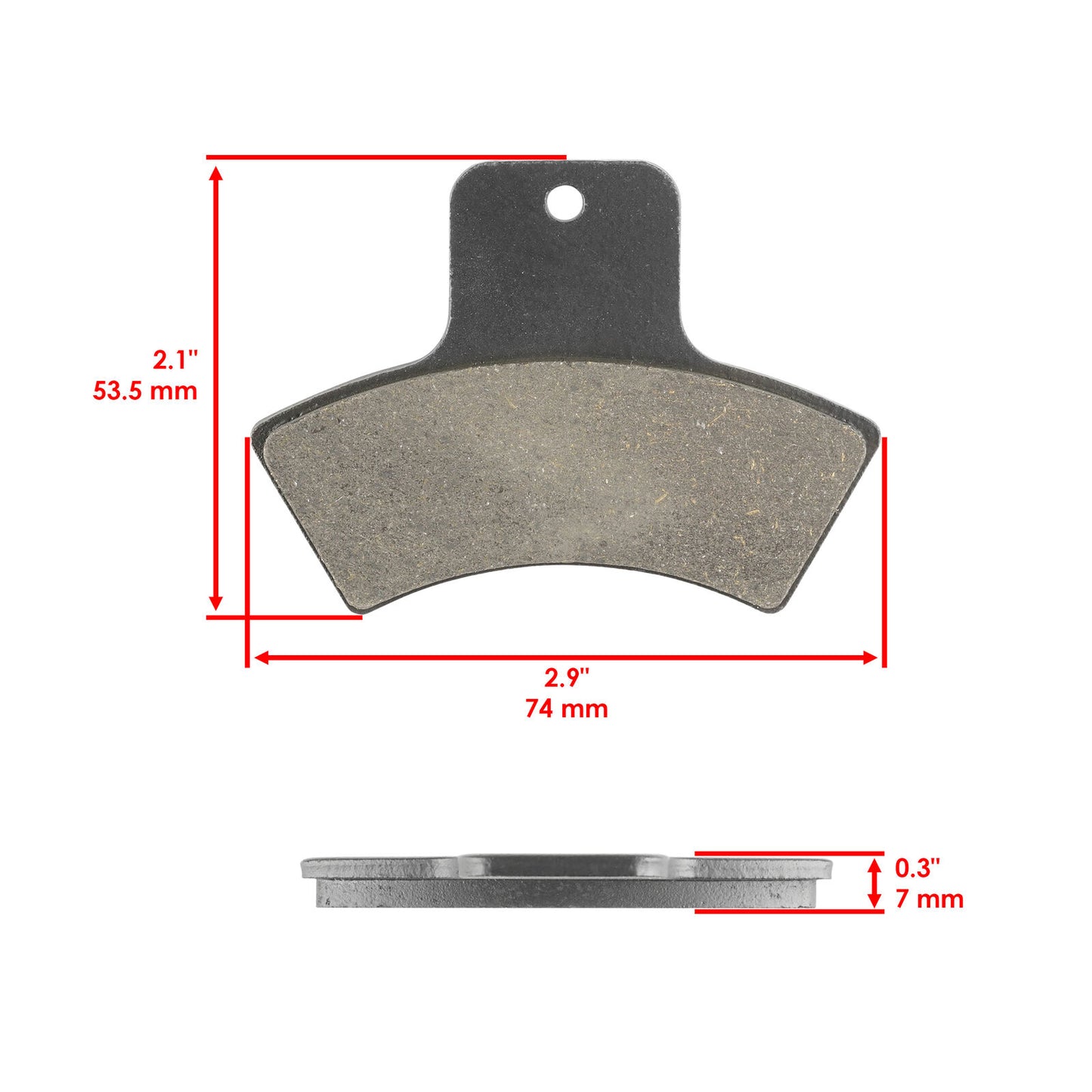 Front Rear Brake Pads for Polaris Sportsman 335 1999 2000