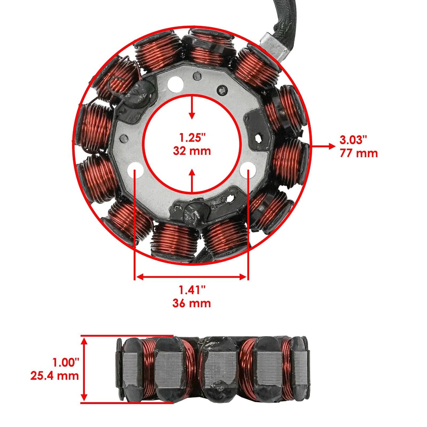 Stator Regulator Rectifier for Honda CRF250R CRF 250R CRF 250 R CRF250 R 10-2012