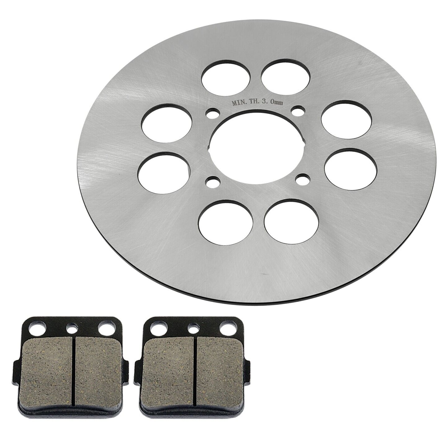 Rear Brake Disc Rotor w/ Brake Pads fits Yamaha Raptor 660R YFM660R 2002 - 2005