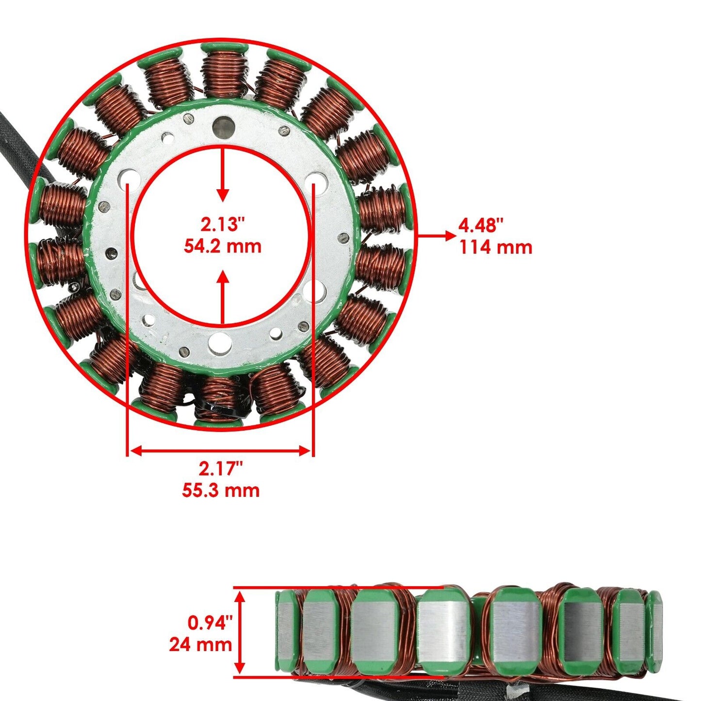 Stator W/Pickup Coil And Gasket for Yamaha Virago 1100 XV1100 XV 1100 1986-1990