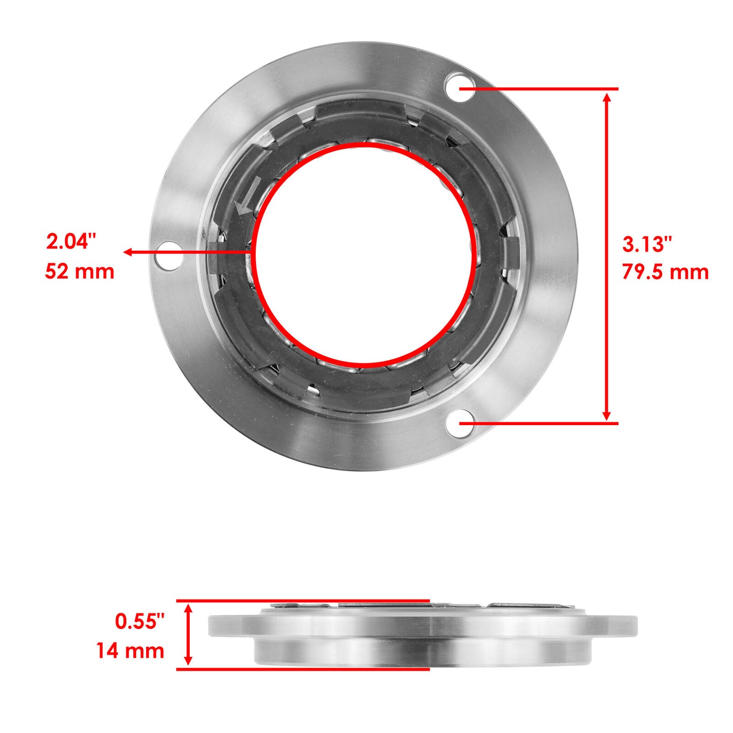 Sprag Starter Clutch One Way Bearing fits Polaris Sportsman 450 2017 2018 - 2021