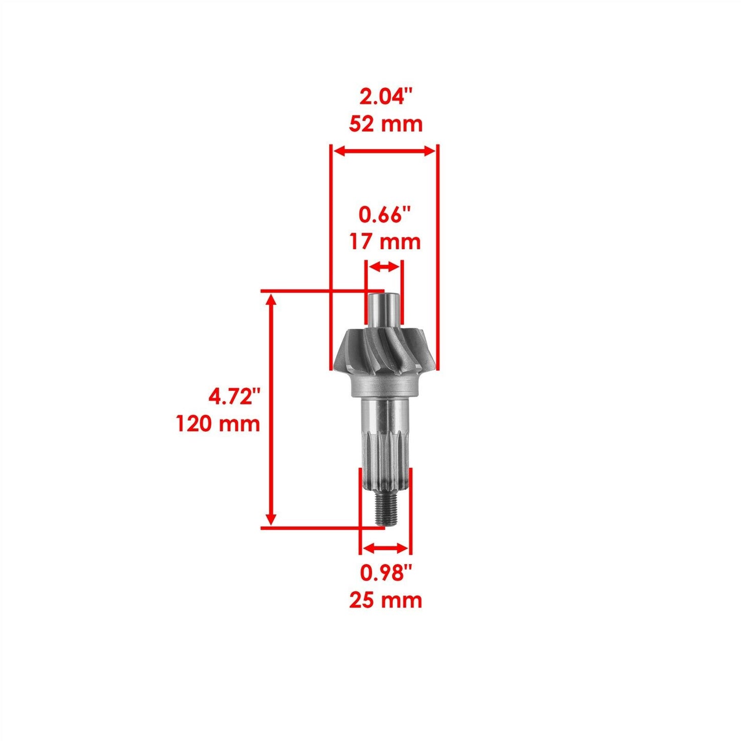 Differential Gear For Yamaha Rhino 450 YXR450FA 4X4 2006-2008