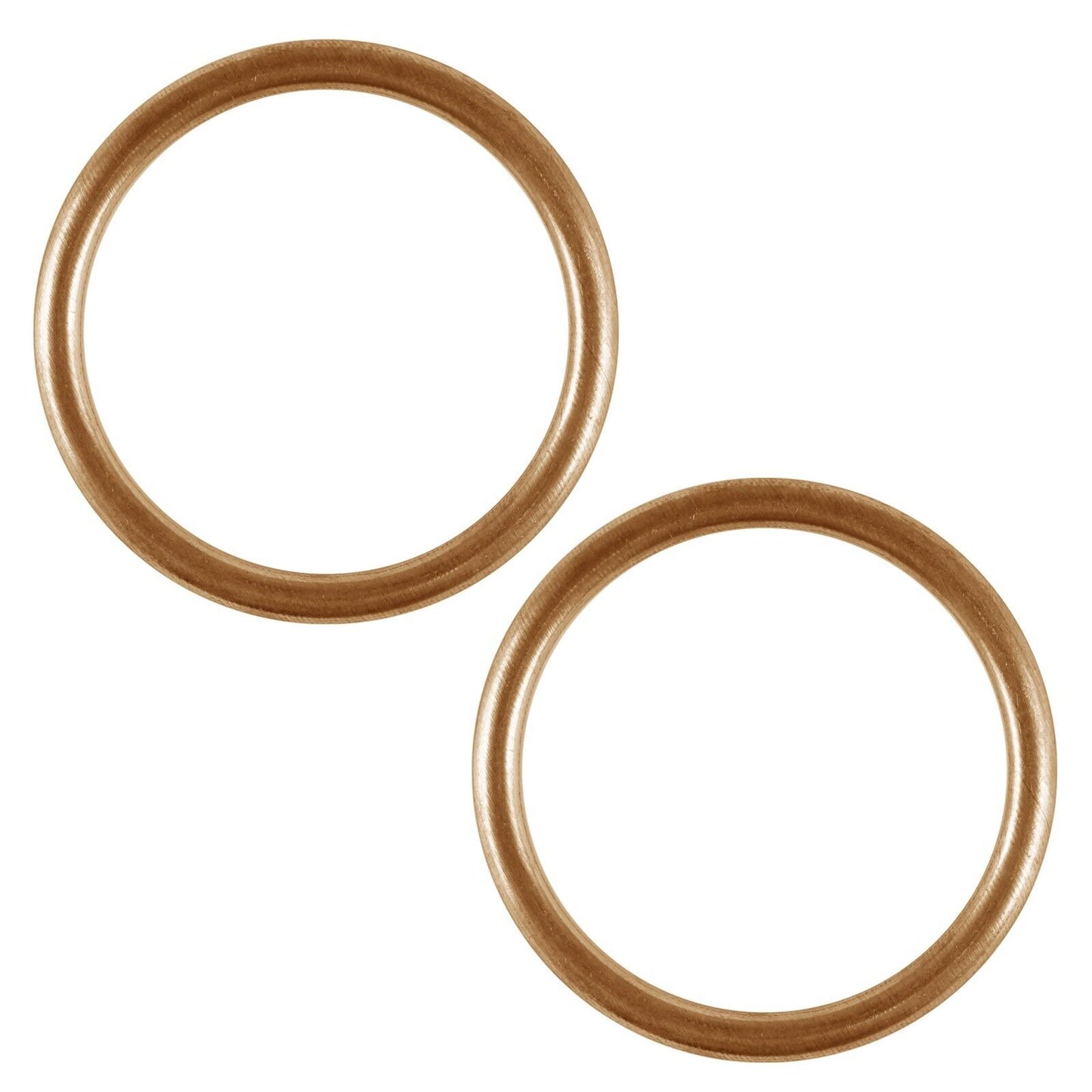 2x Caltric Exhaust Pipe Gasket For Honda PC800 Pacific Coast 1989-1990