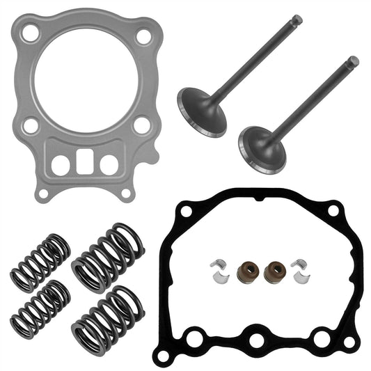 Valve Intake & Exhaust w/ Gaskets Kit for Honda Fourtrax Rancher TRX350FM 00-06